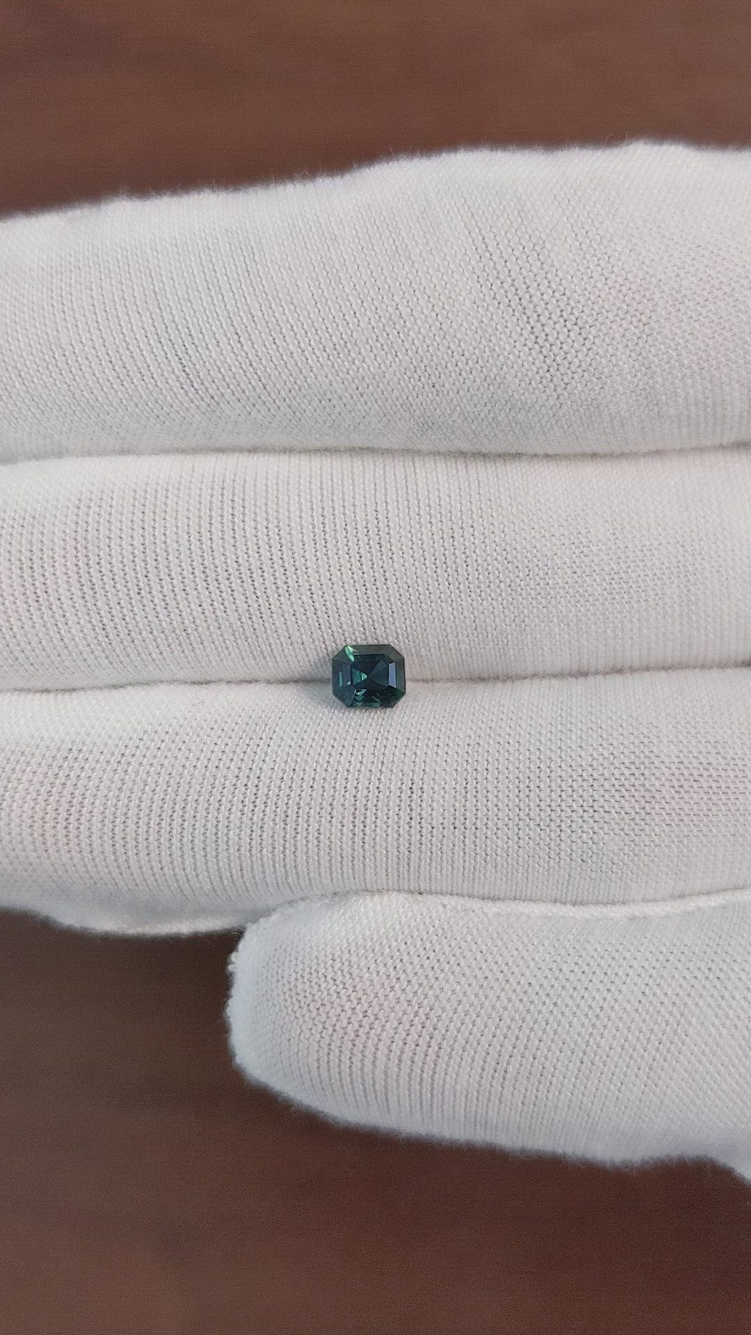 0.80 Ct. Sapphire from Africa Size Video