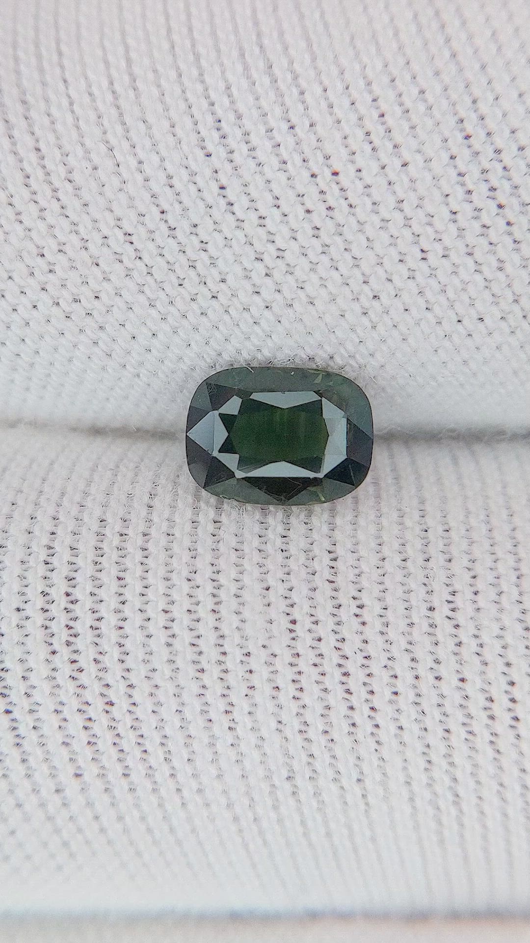 1.15 Ct. Green Sapphire from Africa Size Video