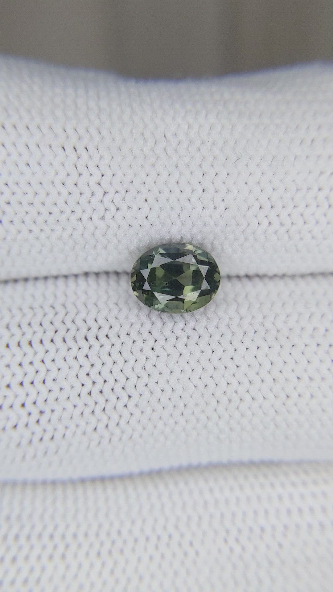 1.67 Ct. Bluish Green Sapphire from Ceylon (Sri Lanka) Size Video