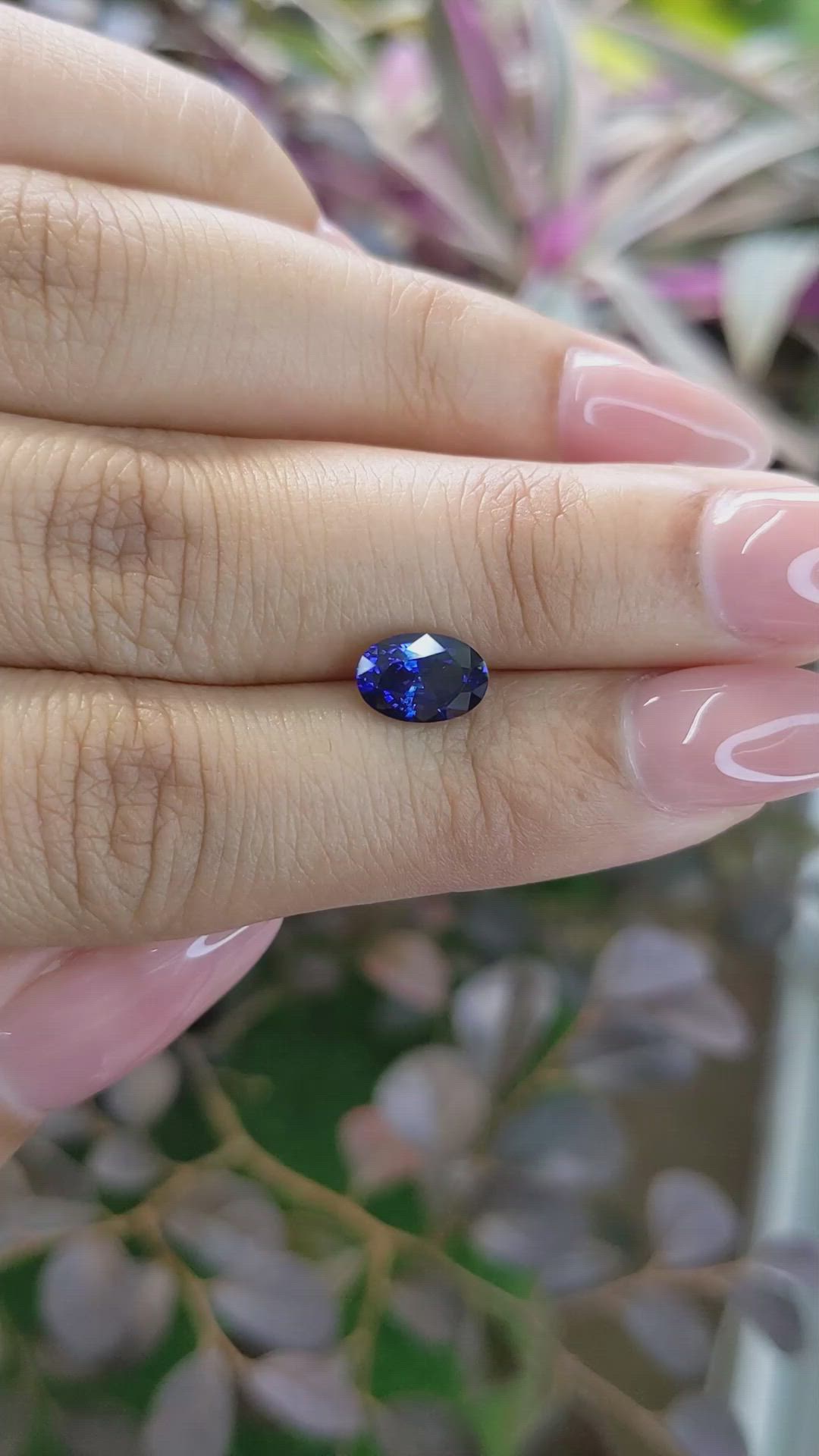 1.45 Ct. Blue Sapphire from Ceylon (Sri Lanka) Size Video
