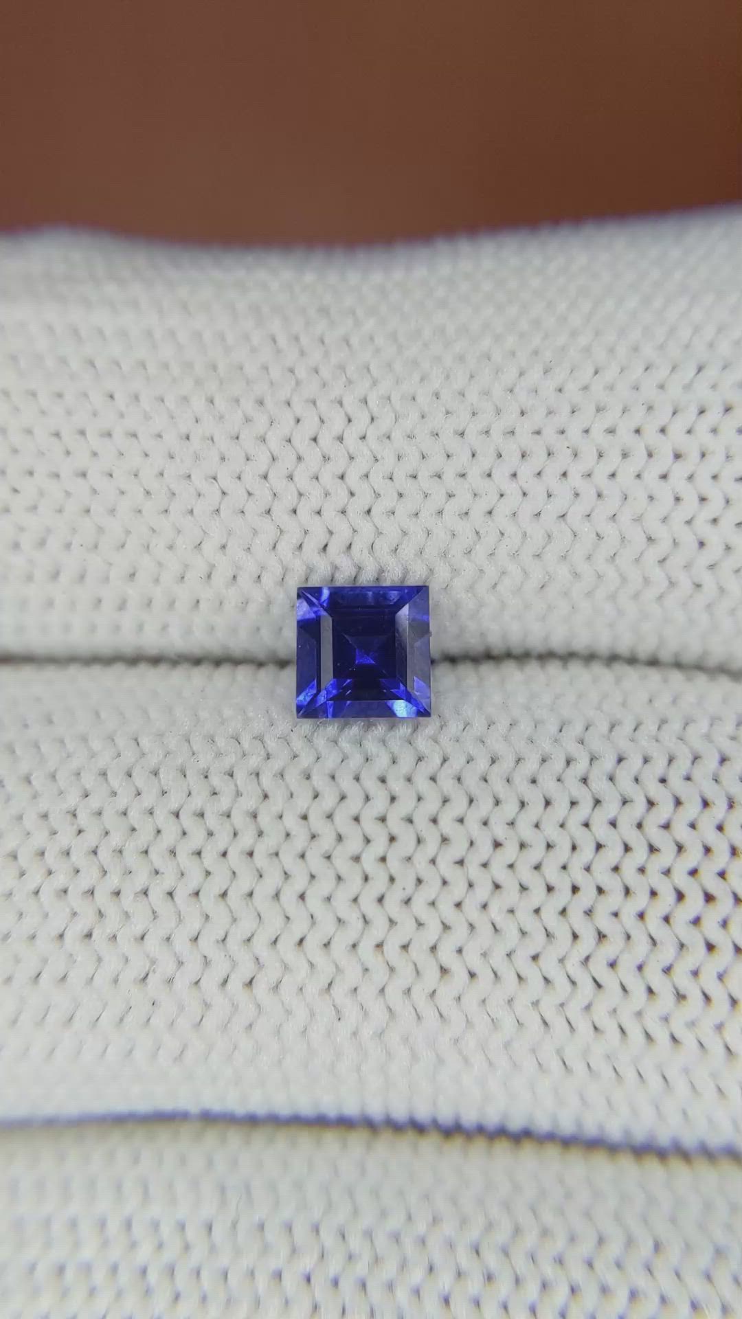0.63 Ct. Blue Sapphire from Ceylon (Sri Lanka) Size Video