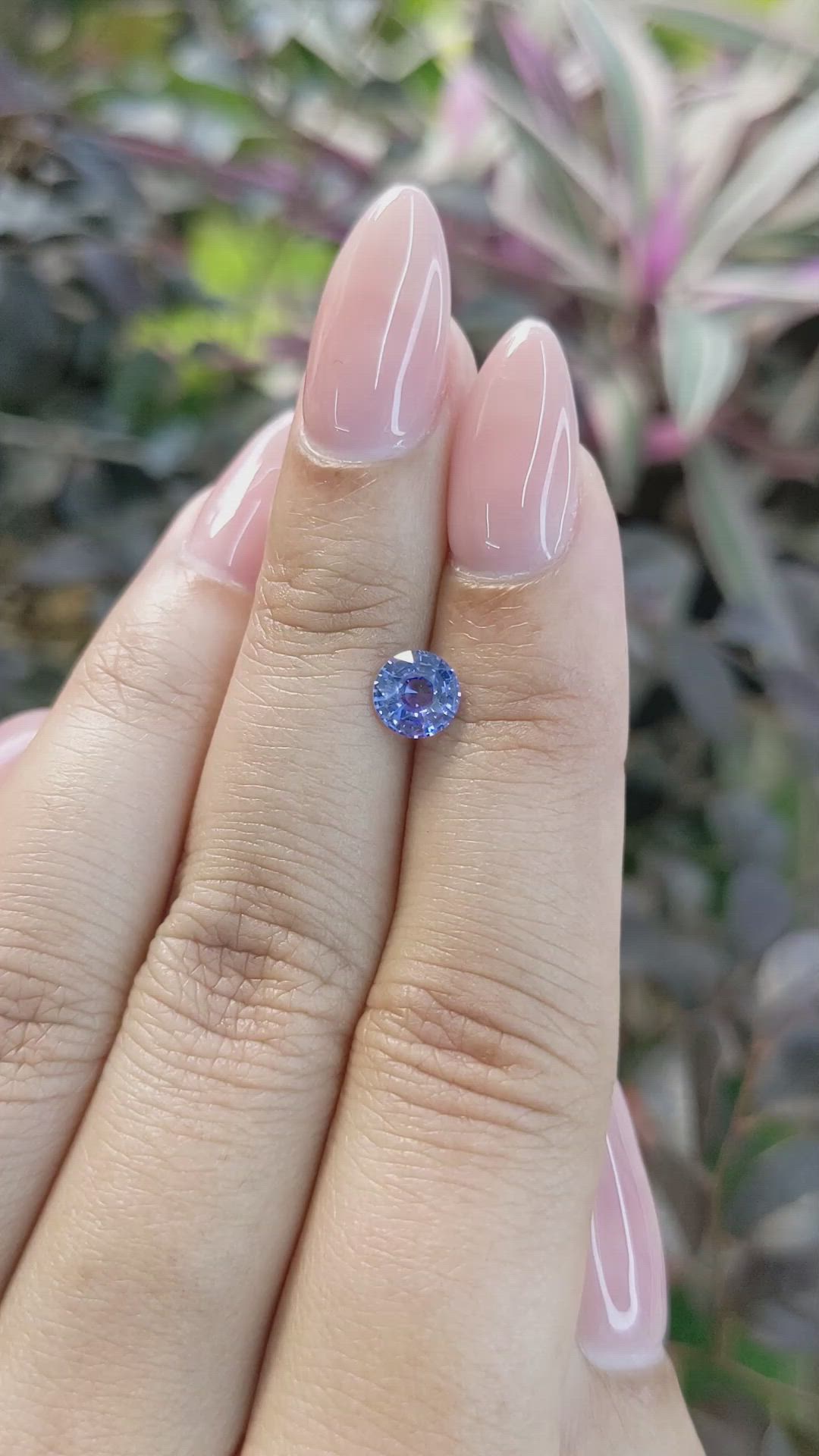 0.92 Ct. Blue Sapphire from Ceylon (Sri Lanka) Size Video