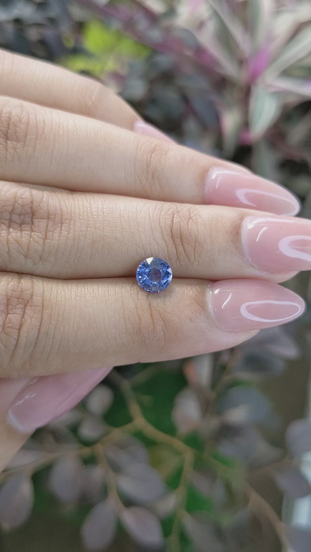 0.92 Ct. Blue Sapphire from Ceylon (Sri Lanka) Size Video