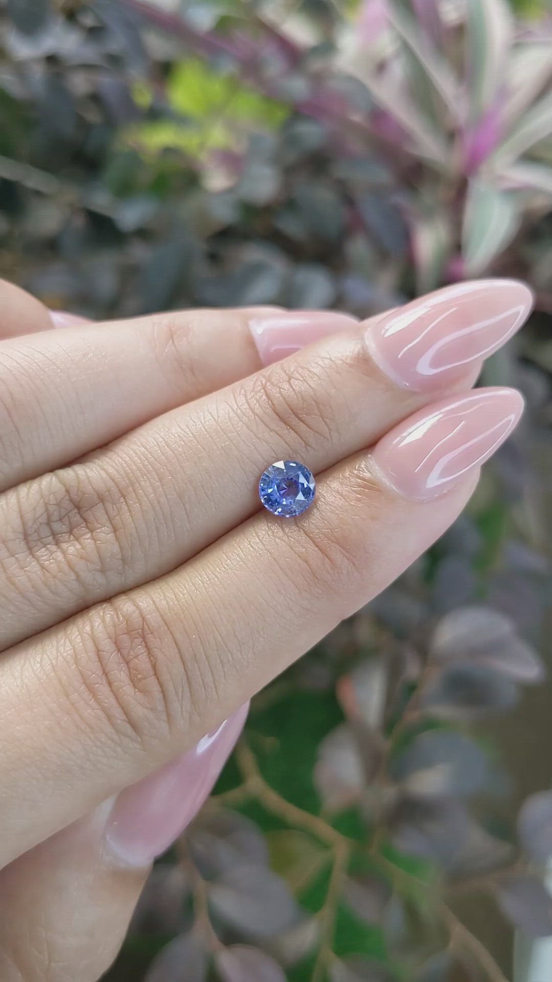 0.92 Ct. Blue Sapphire from Ceylon (Sri Lanka) Size Video