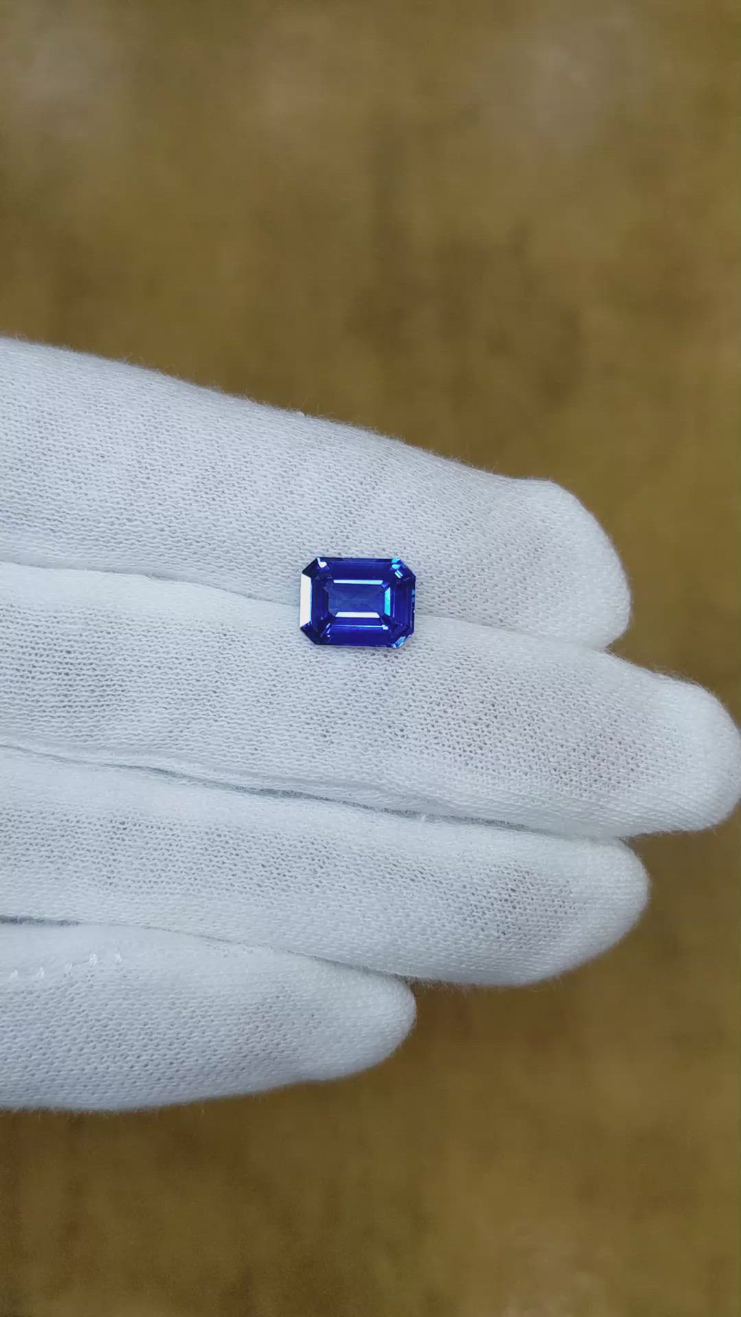 3.01 Ct. Blue Sapphire from Ceylon (Sri Lanka) Size Video