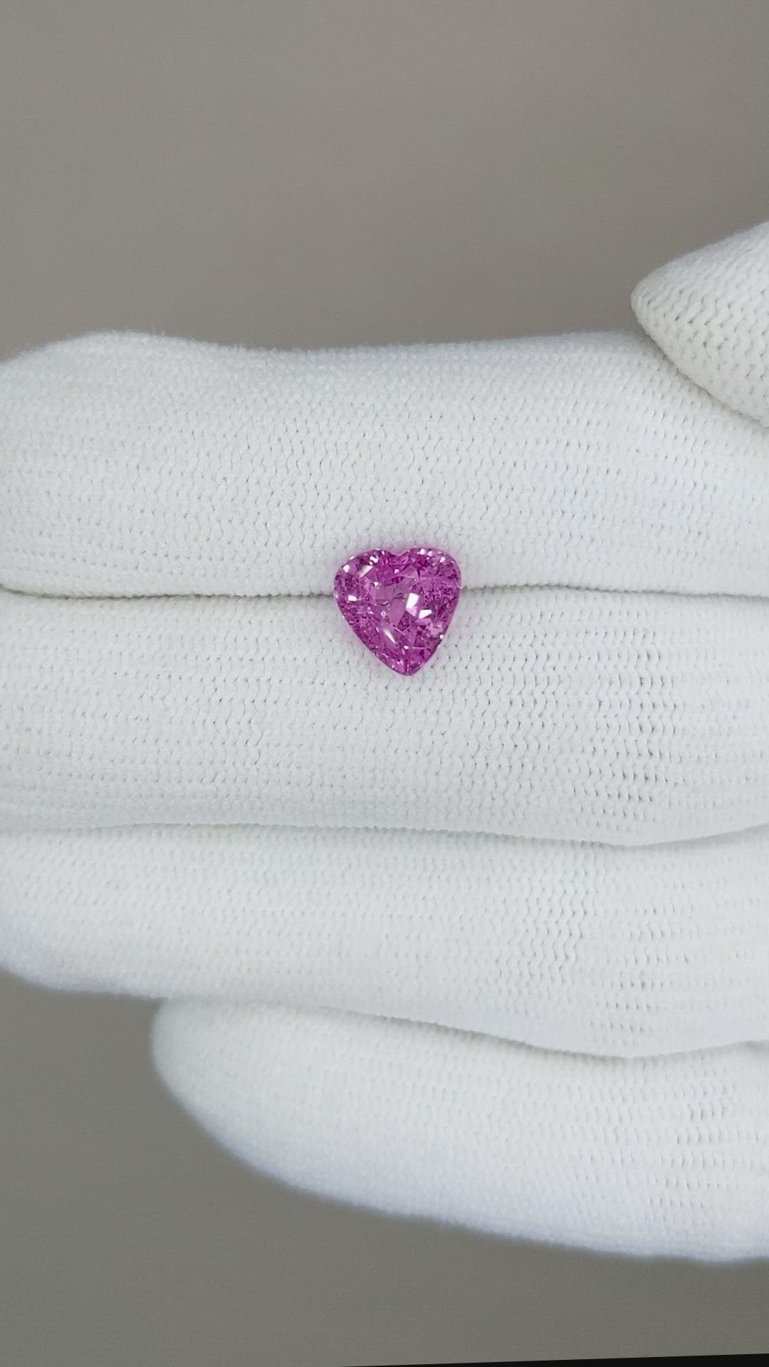 2.05 Ct. Purplish Pink Sapphire from Ceylon (Sri Lanka) Size Video
