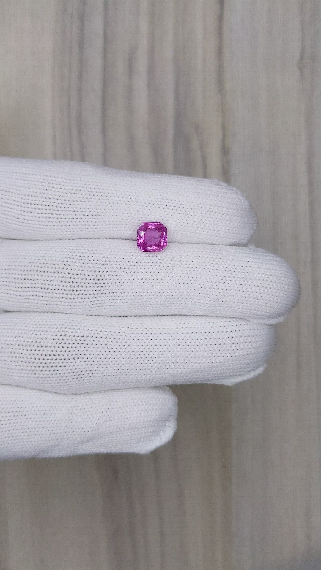 2.01 Ct. Pink Sapphire from Ceylon (Sri Lanka) Size Video
