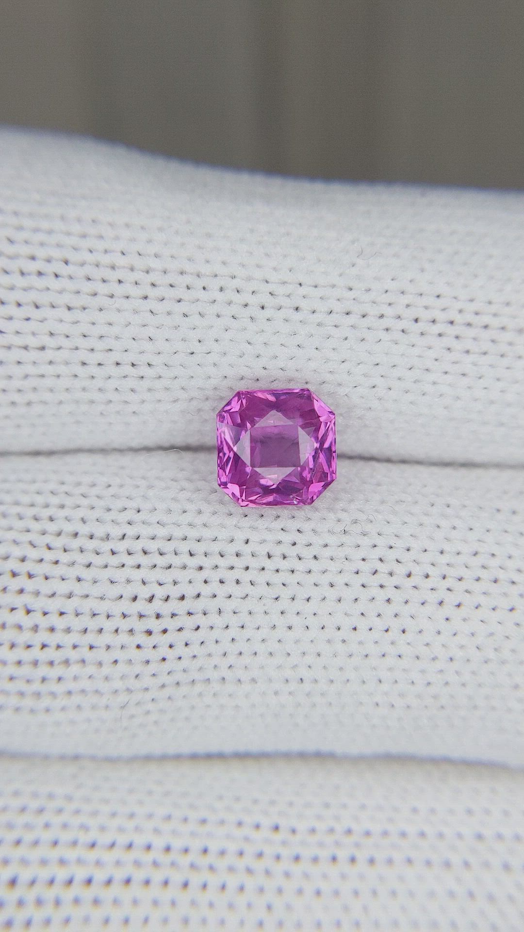 2.01 Ct. Pink Sapphire from Ceylon (Sri Lanka) Size Video