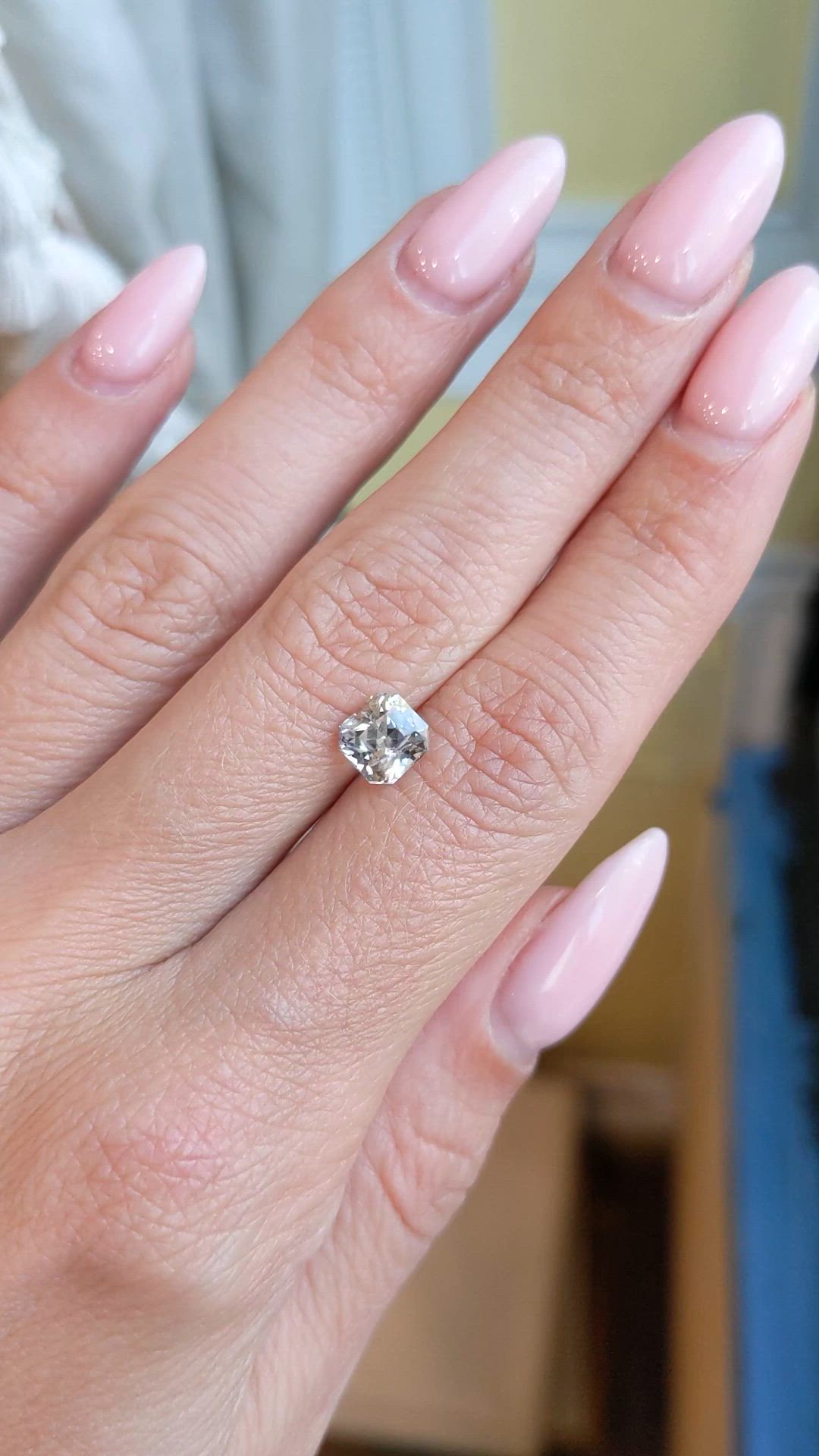 1.75 Ct. Sapphire from Ceylon (Sri Lanka) Size Video