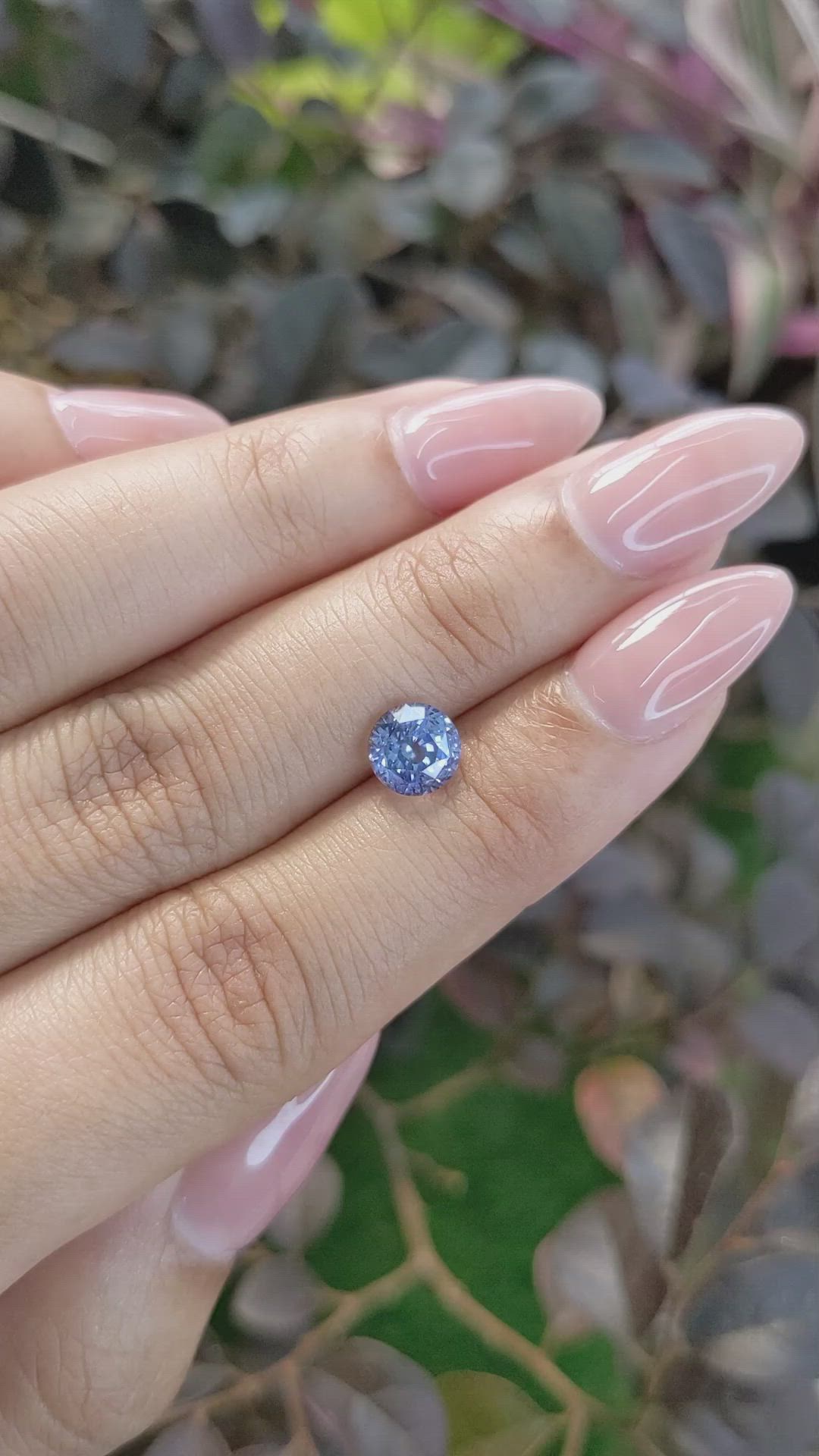 1.86 Ct. Sapphire from Ceylon (Sri Lanka) Size Video