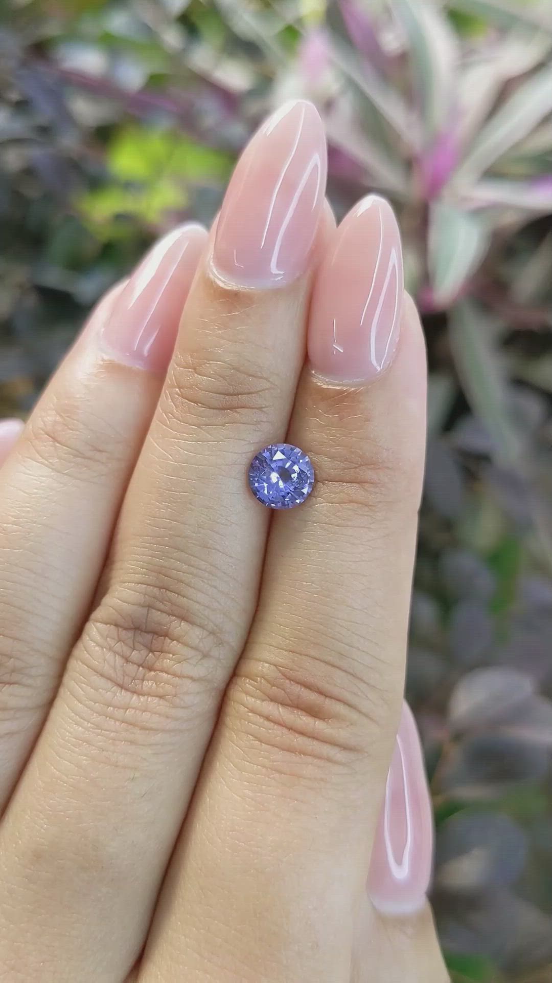 1.19 Ct. Blue Sapphire from Ceylon (Sri Lanka) Size Video