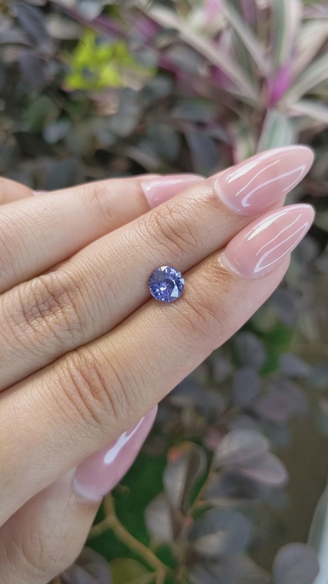 1.19 Ct. Blue Sapphire from Ceylon (Sri Lanka) Size Video