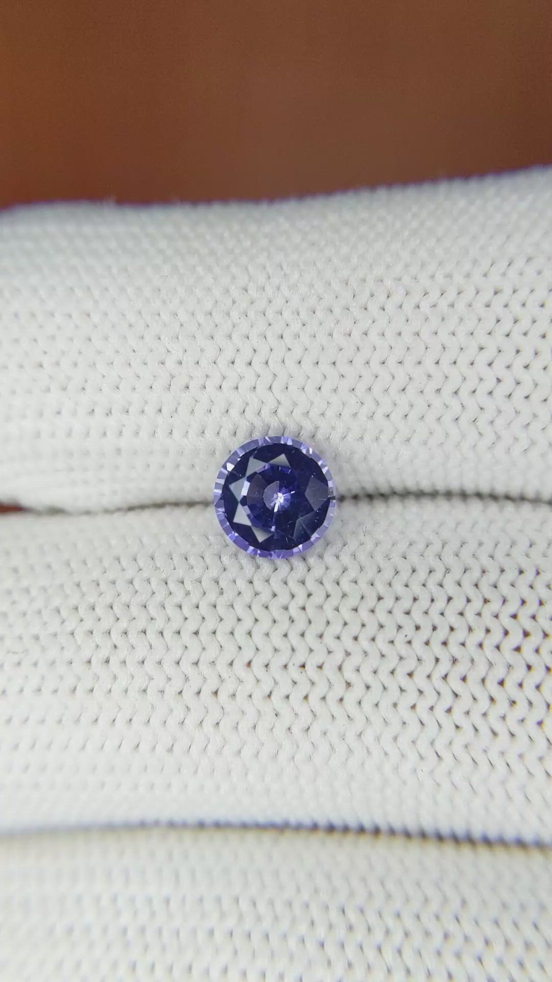 1.19 Ct. Blue Sapphire from Ceylon (Sri Lanka) Size Video