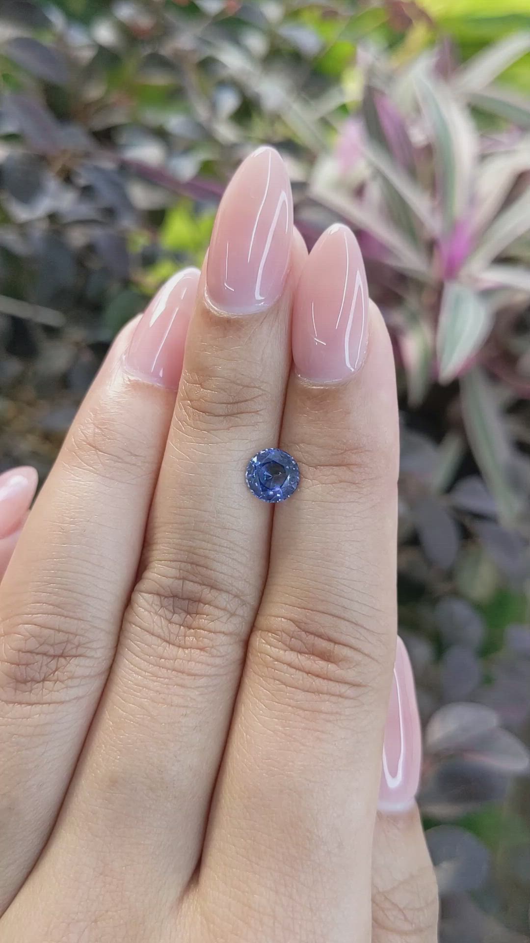 1.32 Ct. Blue Sapphire from Ceylon (Sri Lanka) Size Video