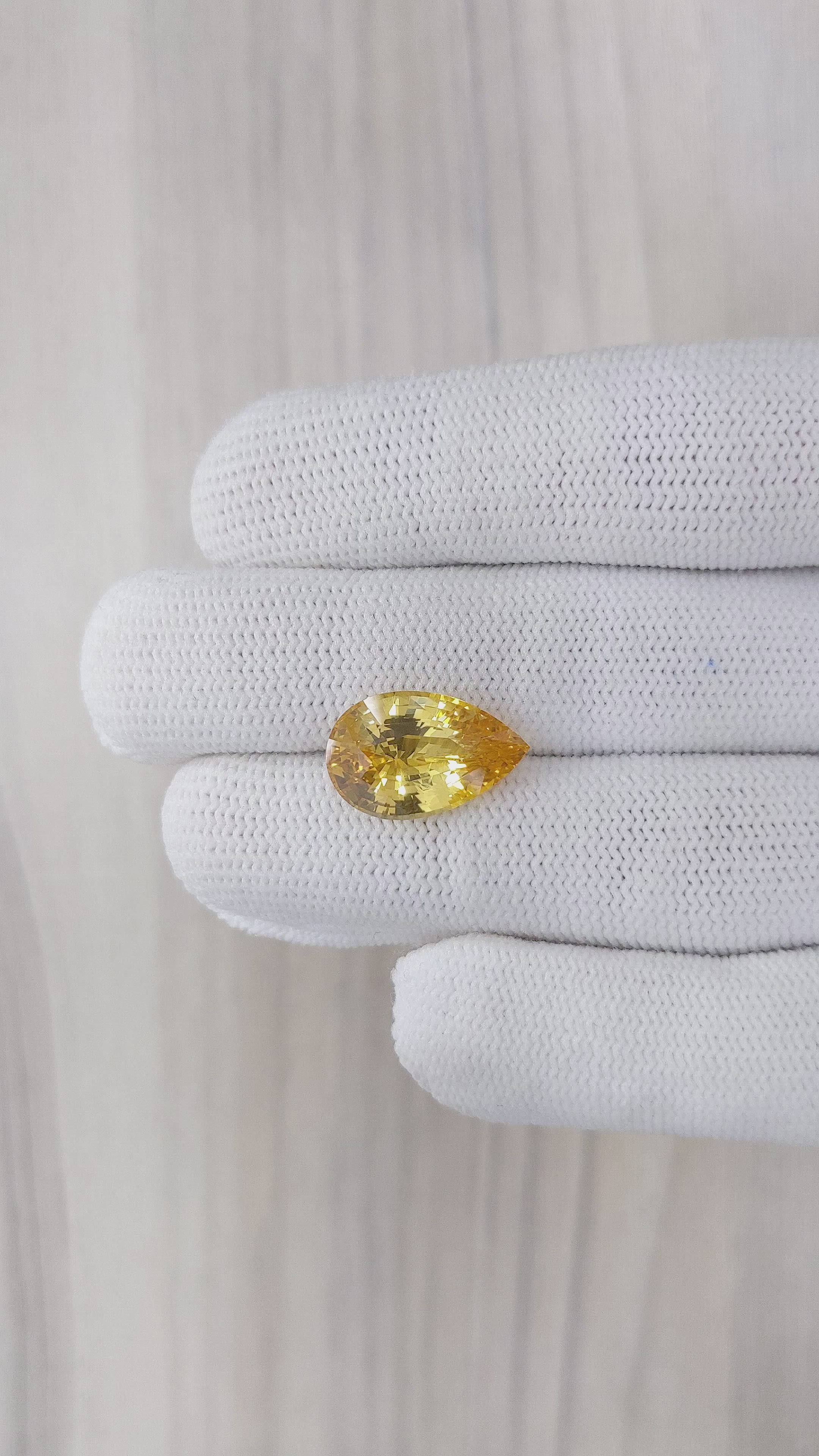 10.05 Ct. Yellow Sapphire from Tanzania Size Video