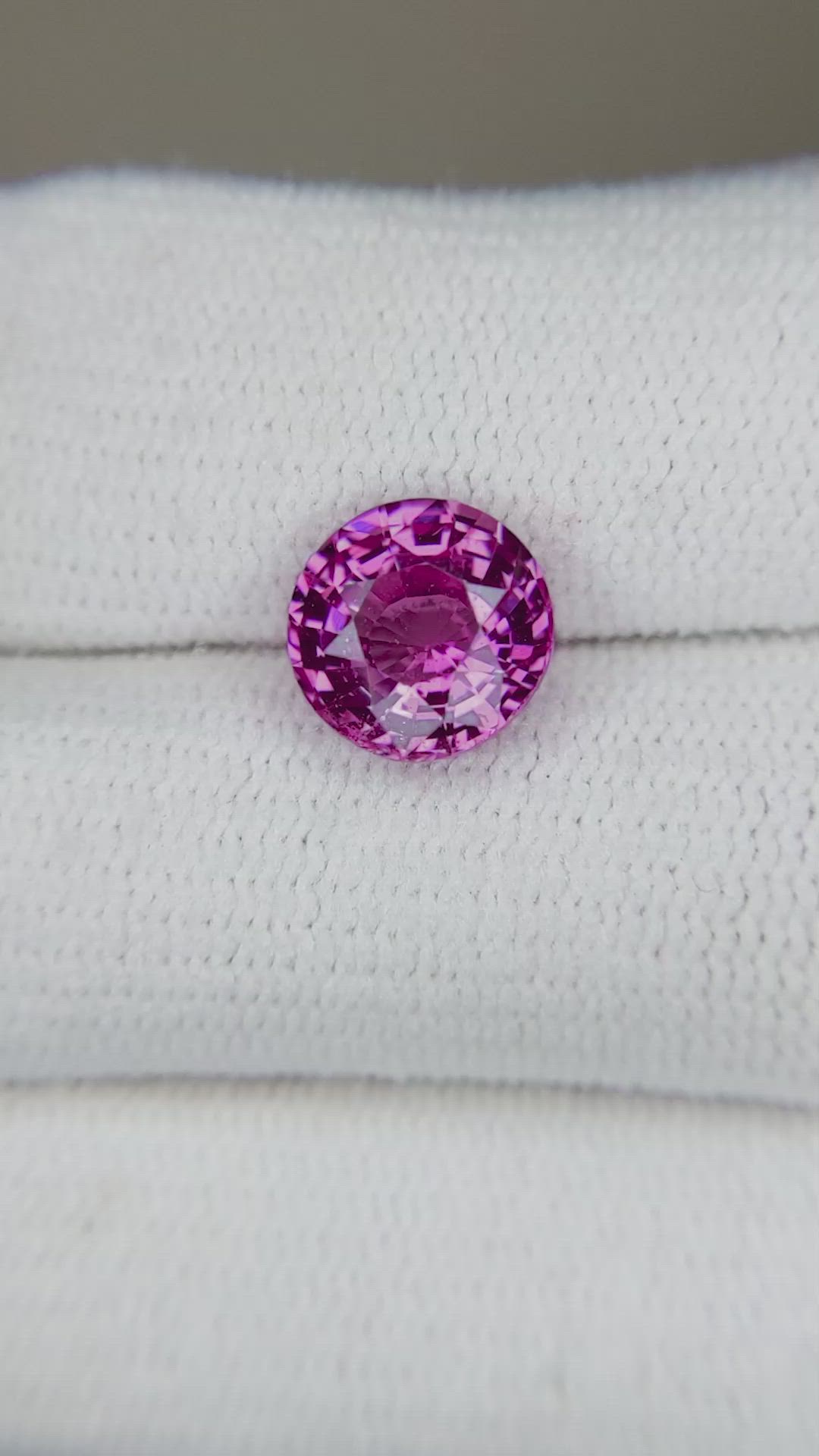 2.50 Ct. Pinkish Purple Sapphire from Madagascar Size Video