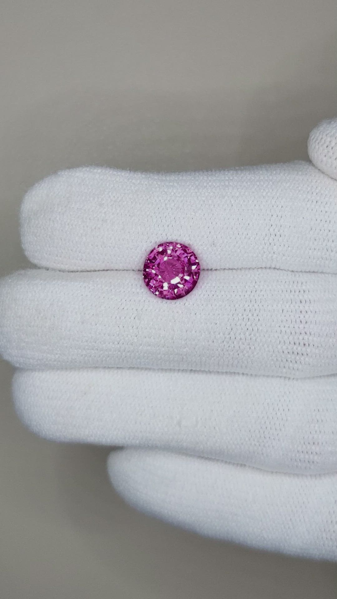 2.50 Ct. Pinkish Purple Sapphire from Madagascar Size Video