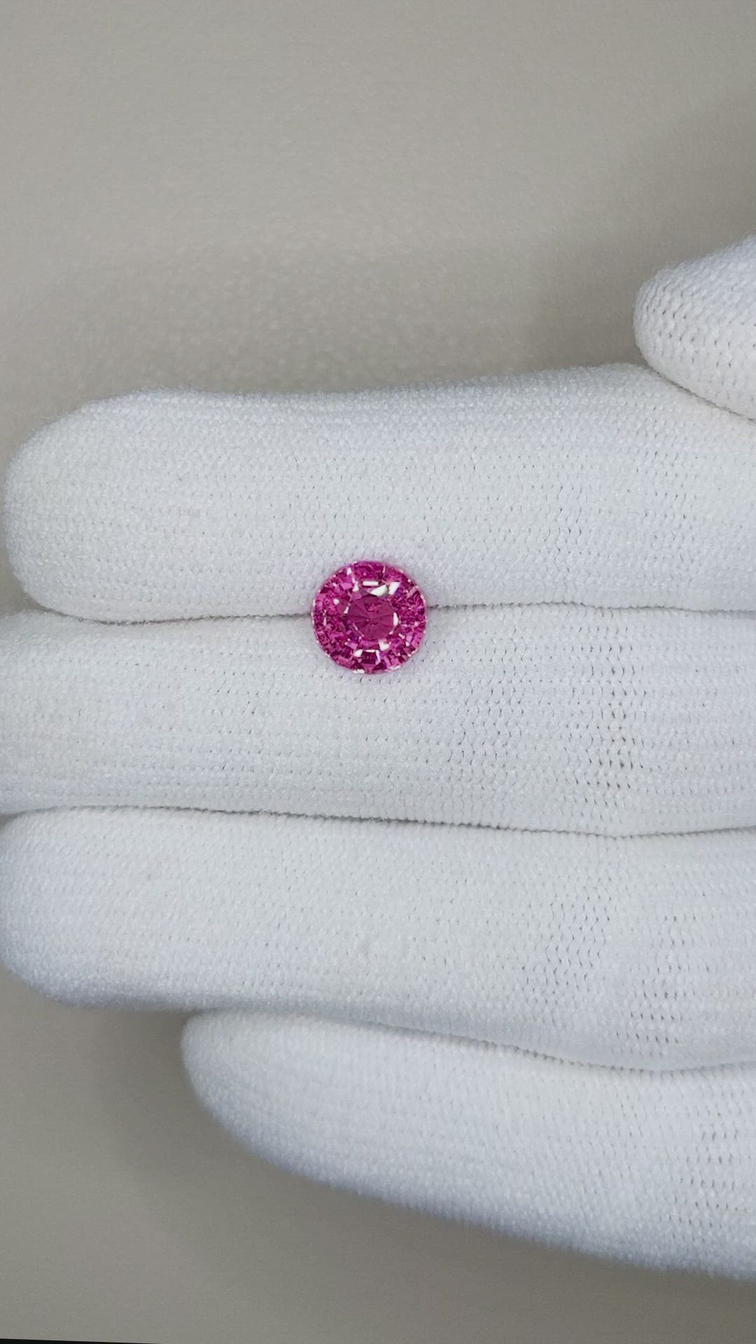 2.34 Ct. Pink Sapphire from Ceylon (Sri Lanka) Size Video