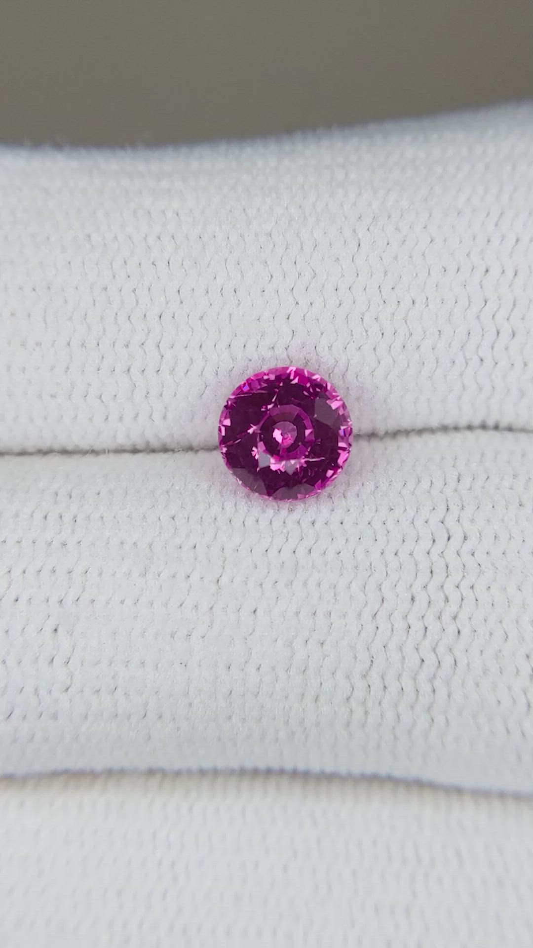 1.22 Ct. Pink Sapphire from Ceylon (Sri Lanka) Size Video