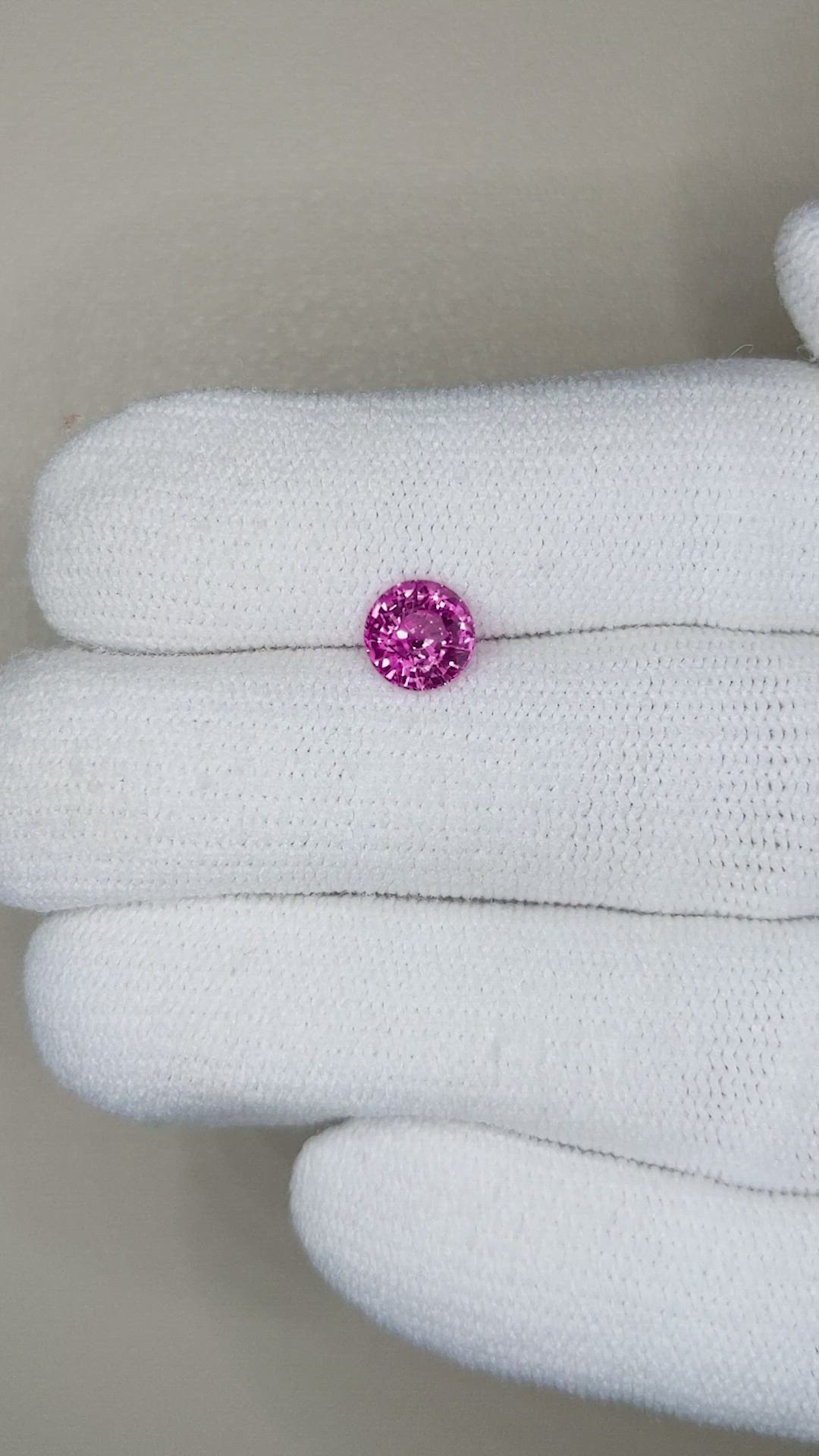 1.22 Ct. Pink Sapphire from Ceylon (Sri Lanka) Size Video