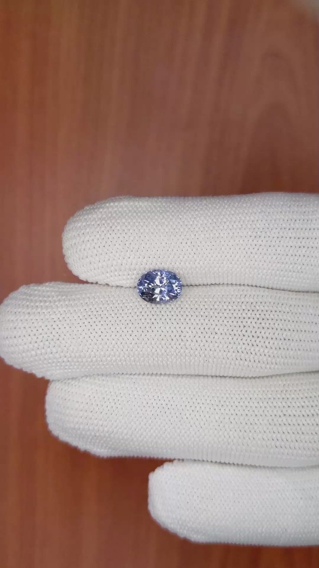 1.68 Ct. Bi Color Sapphire from Ceylon (Sri Lanka) Size Video