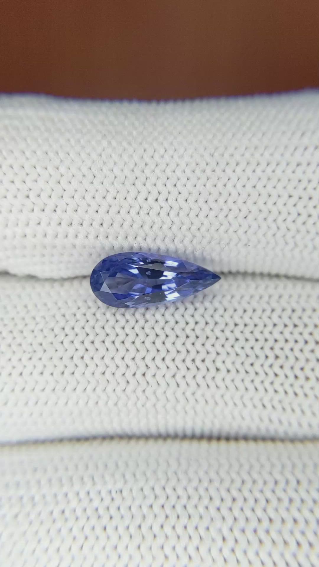 2.08 Ct. Blue Sapphire from Ceylon (Sri Lanka) Size Video