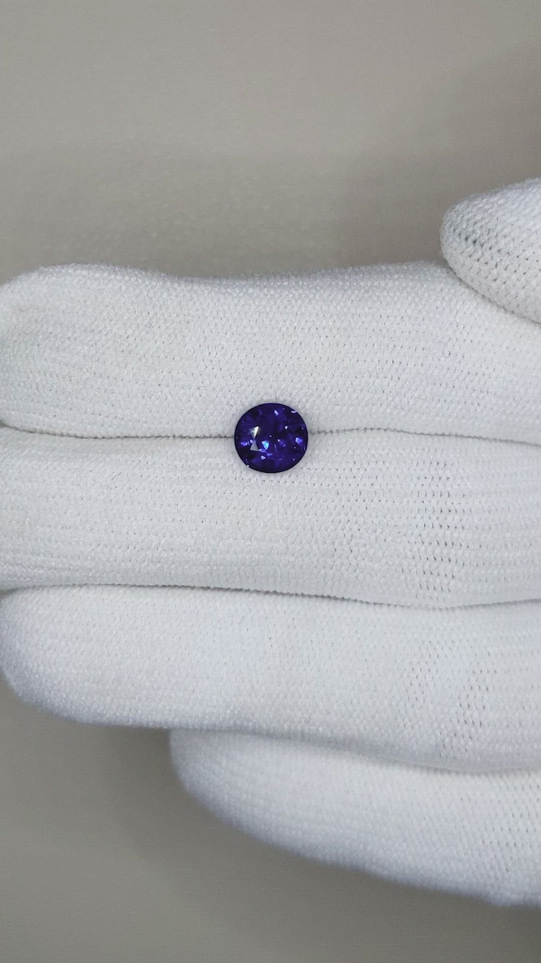 1.60 Ct. Blue Sapphire from Ceylon (Sri Lanka) Size Video