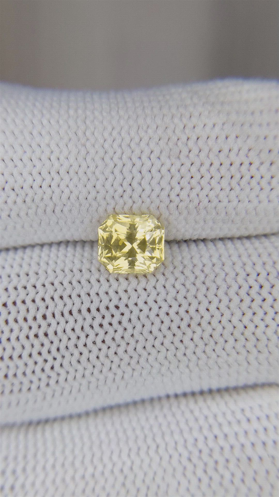 1.67 Ct. Yellow Sapphire from Ceylon (Sri Lanka) Size Video