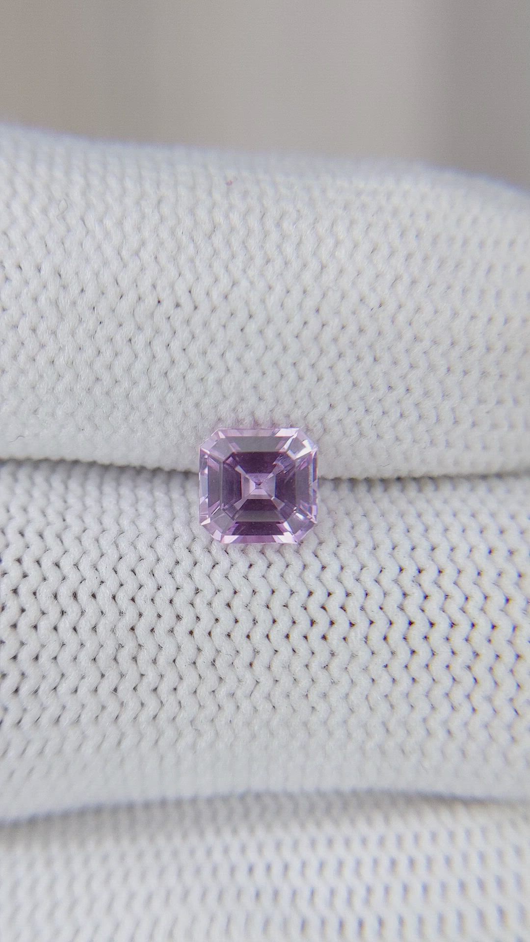 1.01 Ct. Purplish Pink Sapphire from Ceylon (Sri Lanka) Size Video