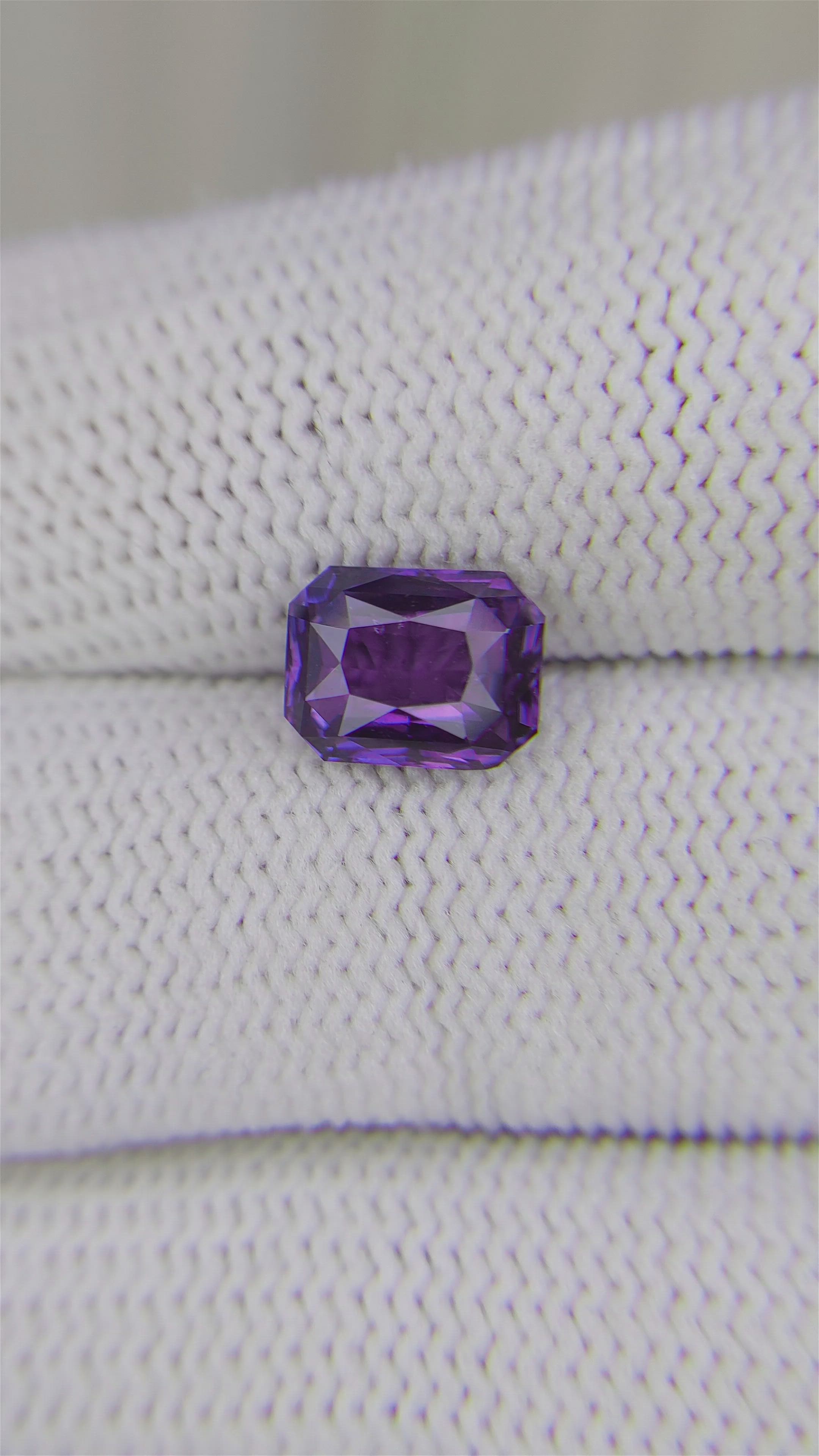 2.64 Ct. Color Change Sapphire from Tanzania Size Video