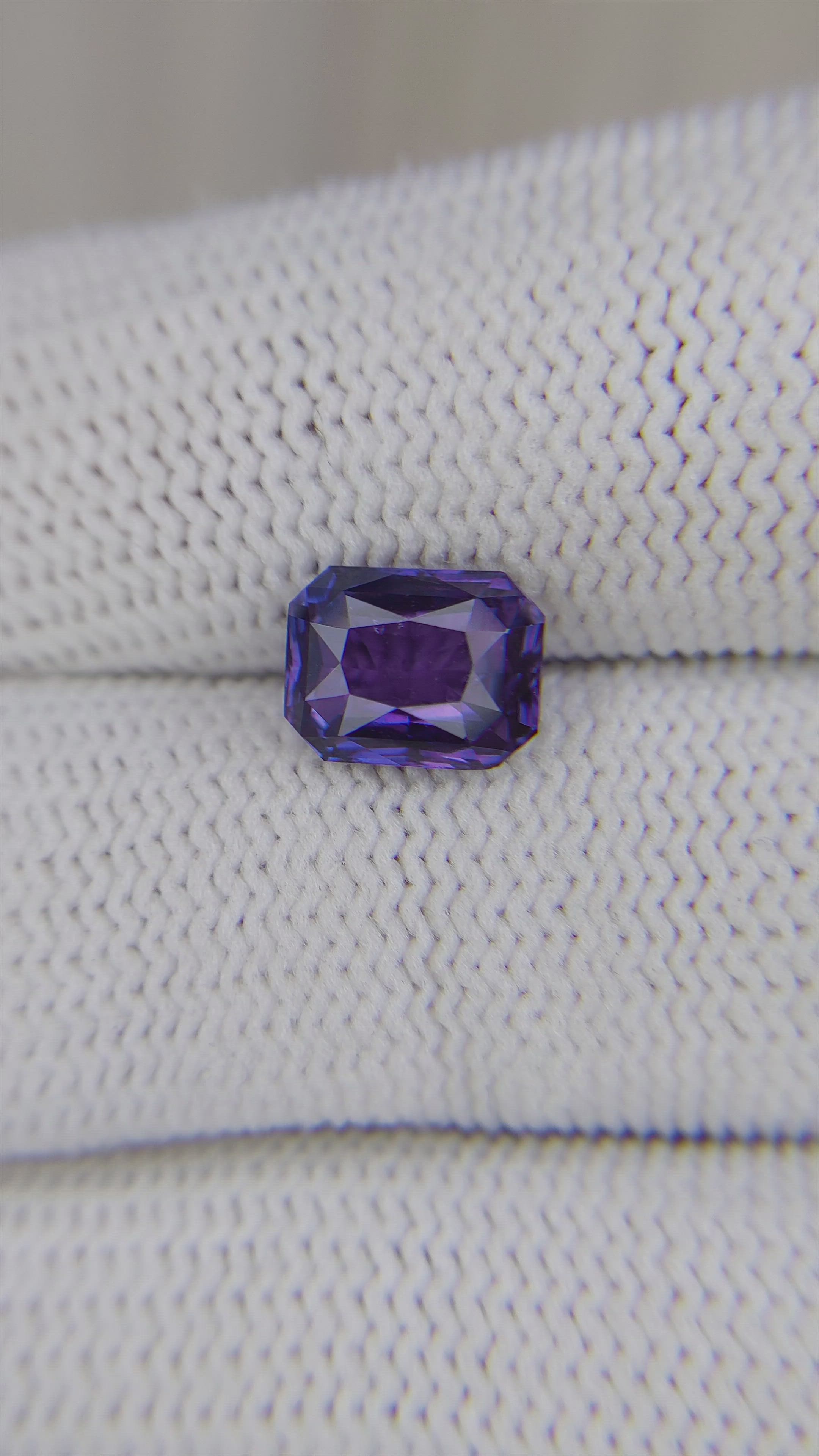 2.64 Ct. Color Change Sapphire from Tanzania Size Video