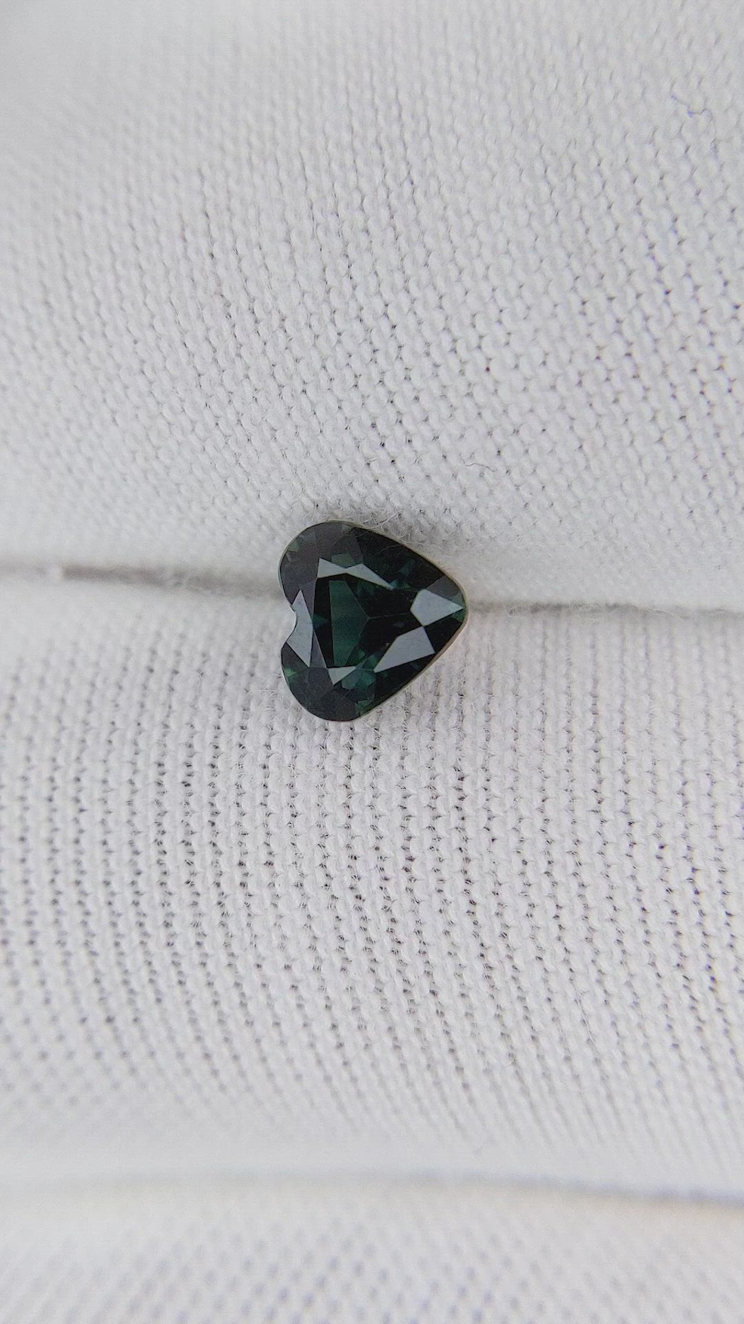 0.79 Ct. Green Sapphire from Africa Size Video