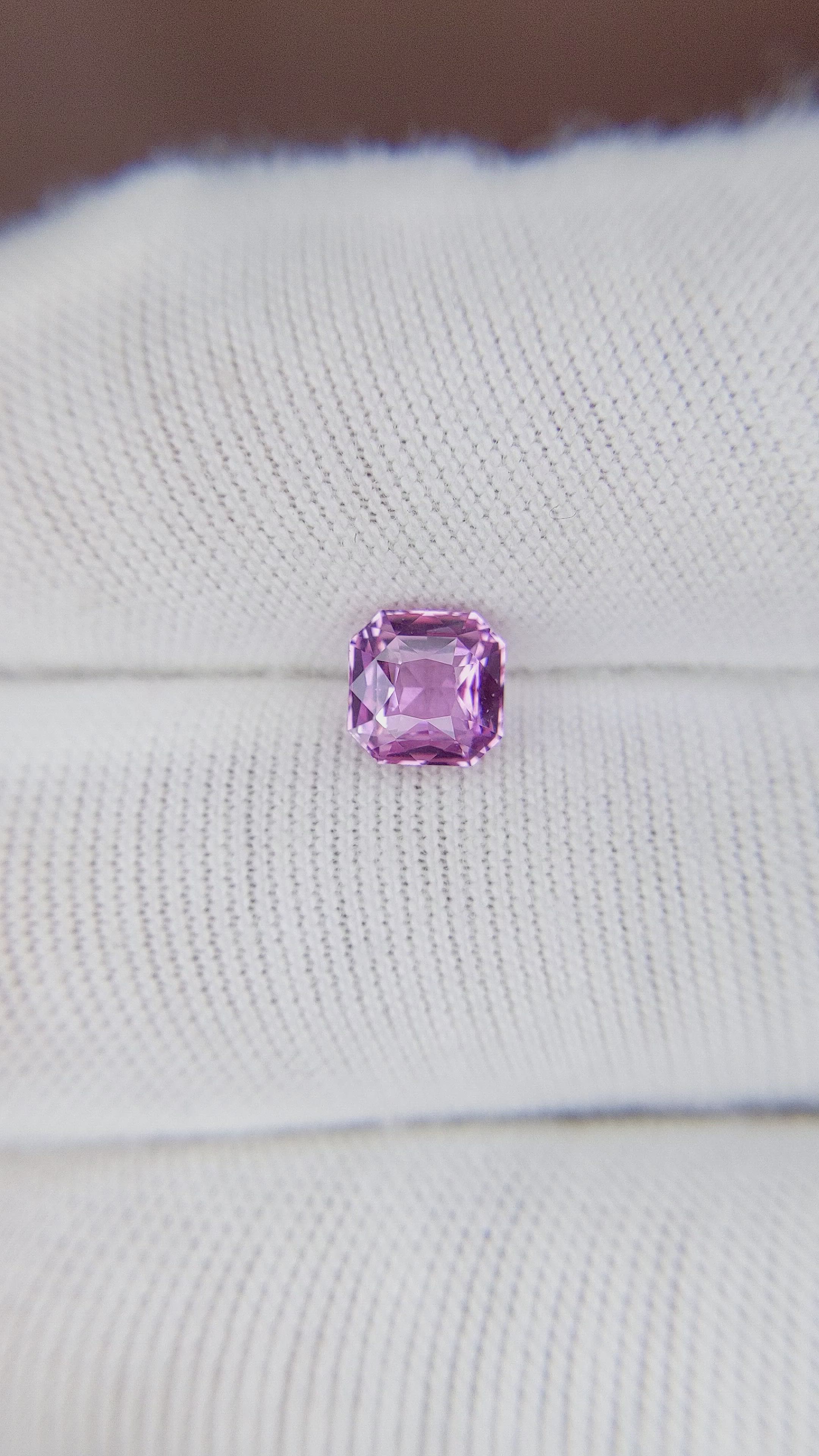 1.15 Ct. Pink Sapphire from Ceylon (Sri Lanka) Size Video