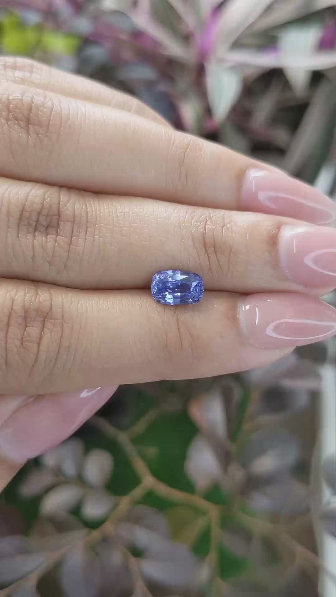 1.64 Ct. Blue Sapphire from Ceylon (Sri Lanka) Size Video