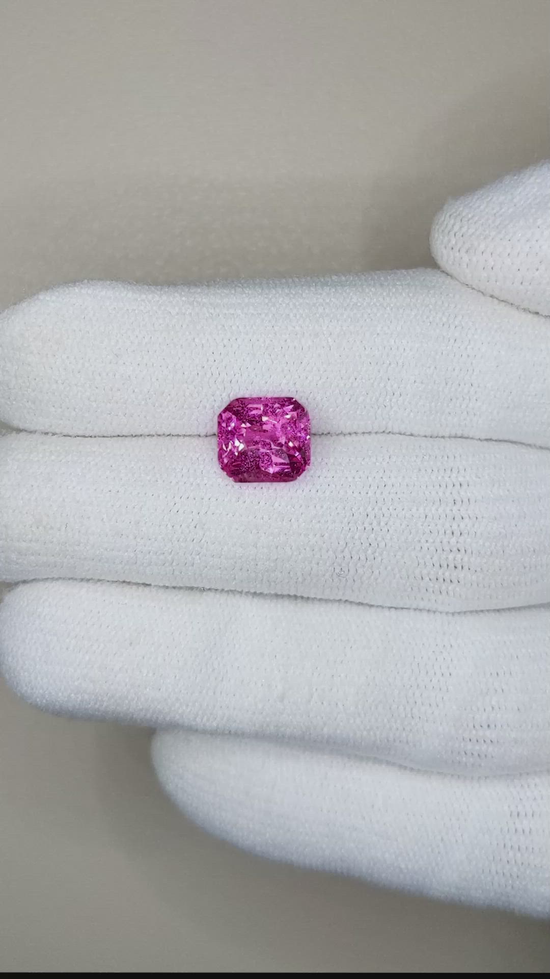 3.52 Ct. Pink Sapphire from Madagascar Size Video