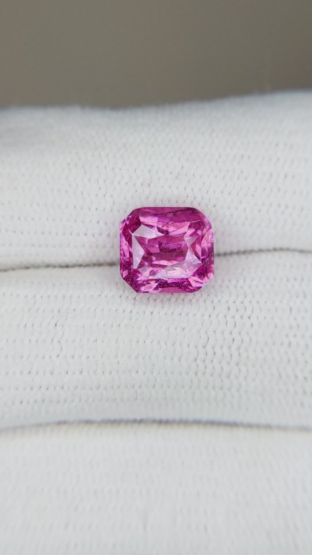 3.52 Ct. Pink Sapphire from Madagascar Size Video