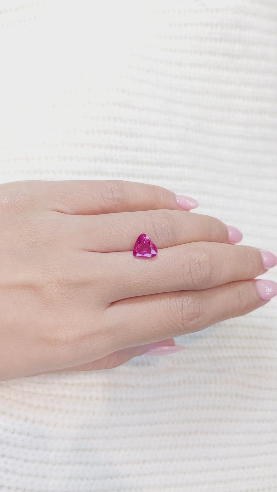 3.10 Ct. Pink Sapphire from Madagascar Size Video
