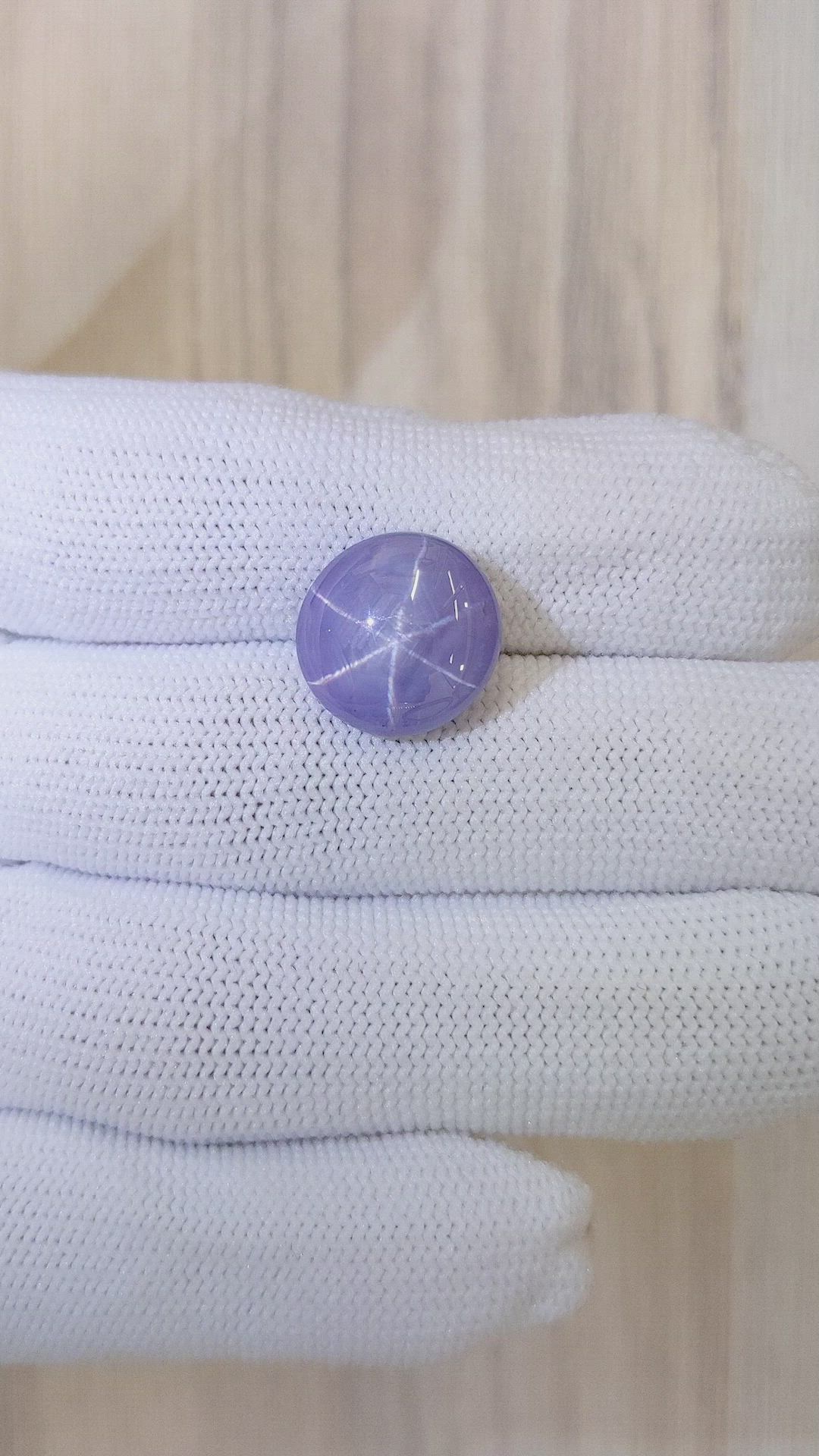 10.81 Ct. Blue Star Sapphire from Ceylon (Sri Lanka) Size Video