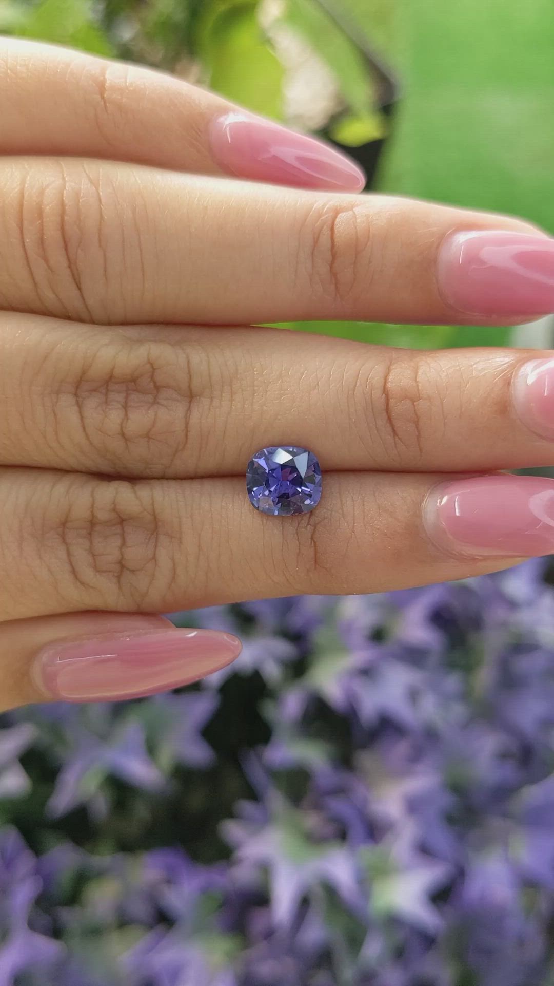 1.86 Ct. Color Change Sapphire from Ceylon (Sri Lanka) Size Video