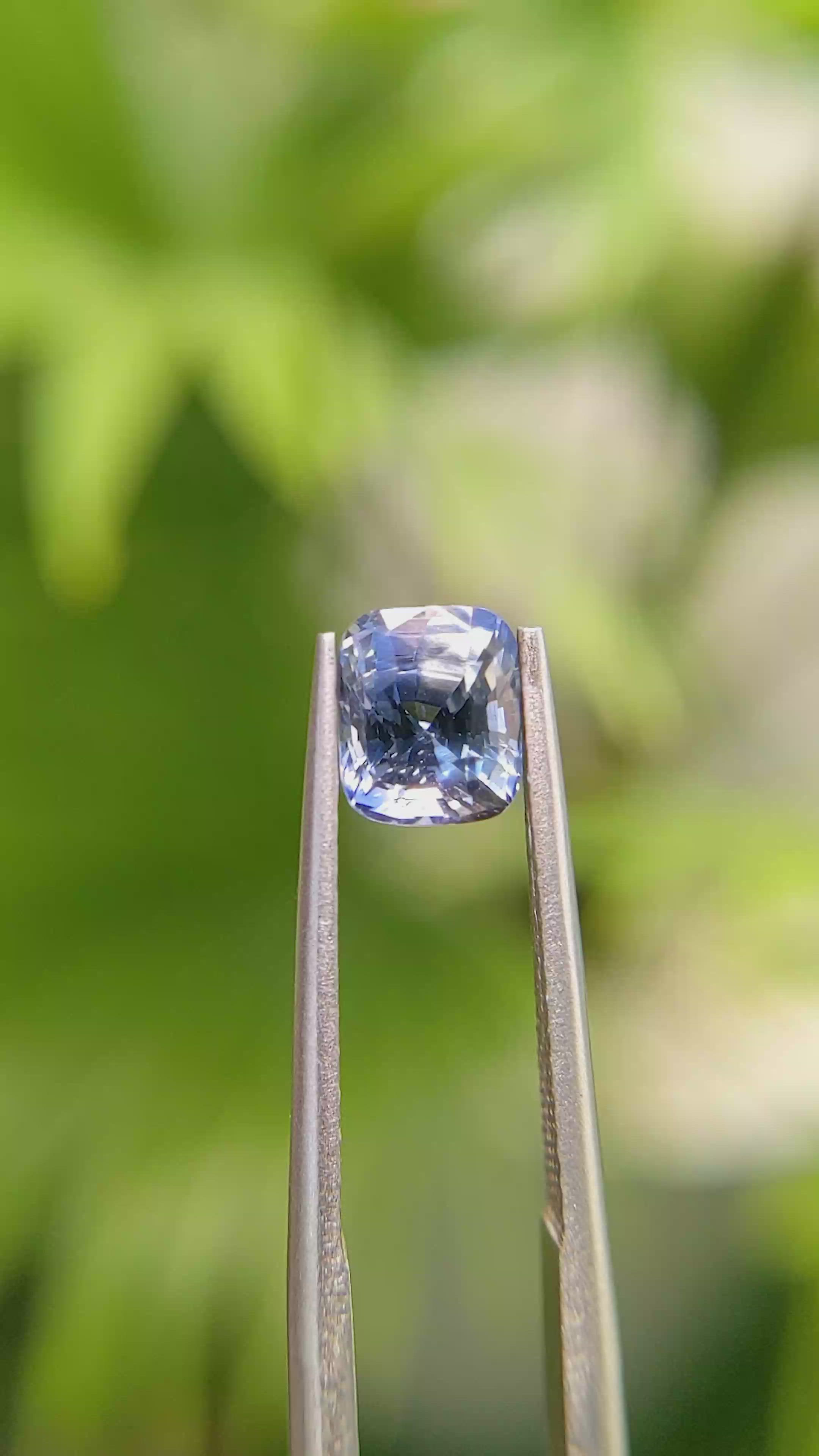 1.59 Ct. Blue Sapphire from Tanzania Size Video