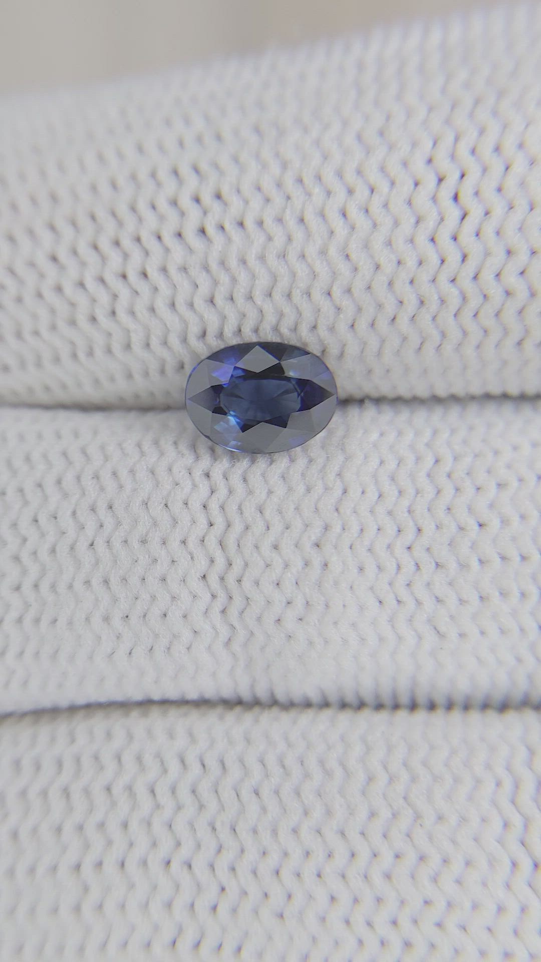 1.04 Ct. Blue Sapphire from Tanzania Size Video