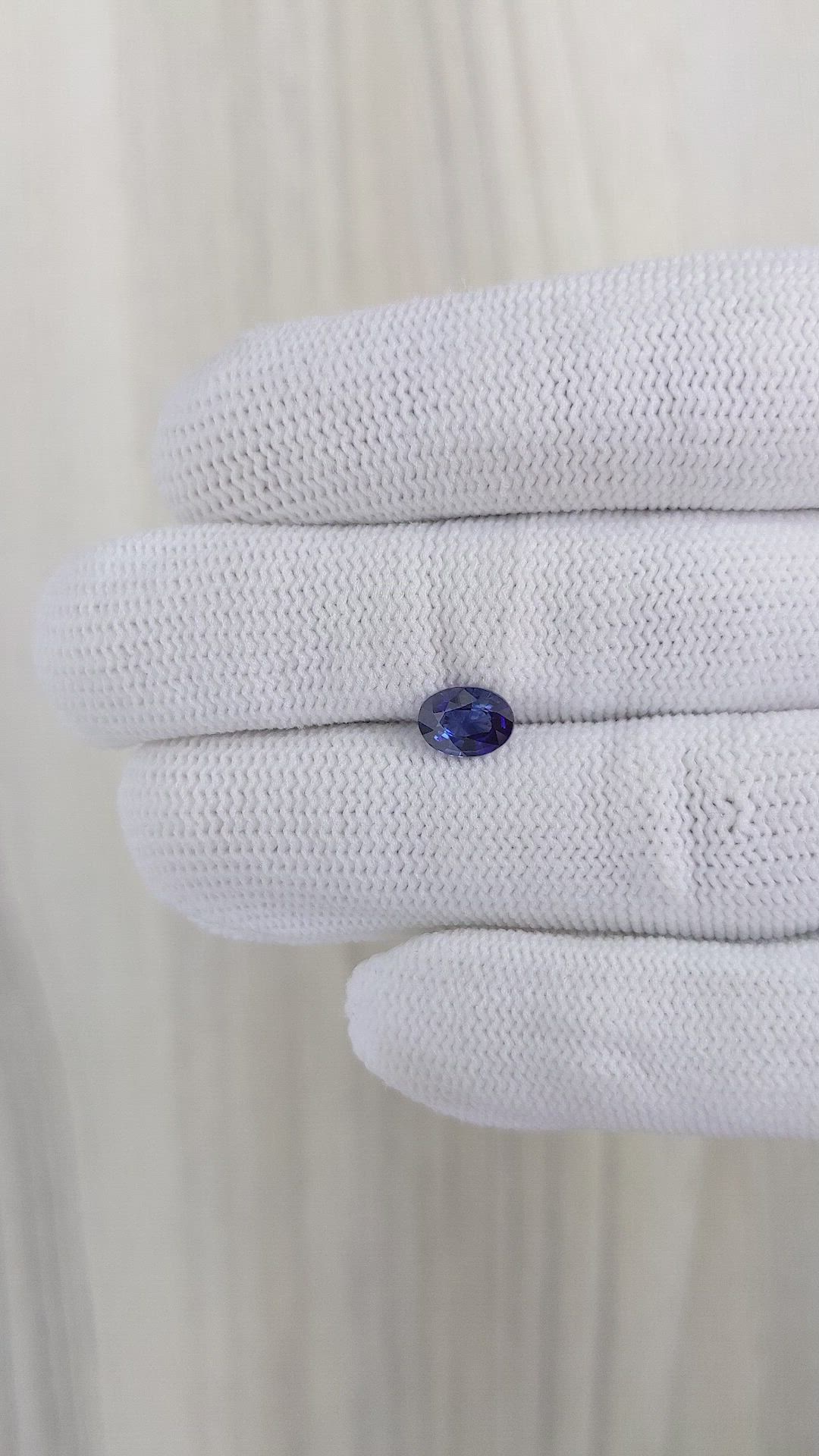 1.04 Ct. Blue Sapphire from Tanzania Size Video