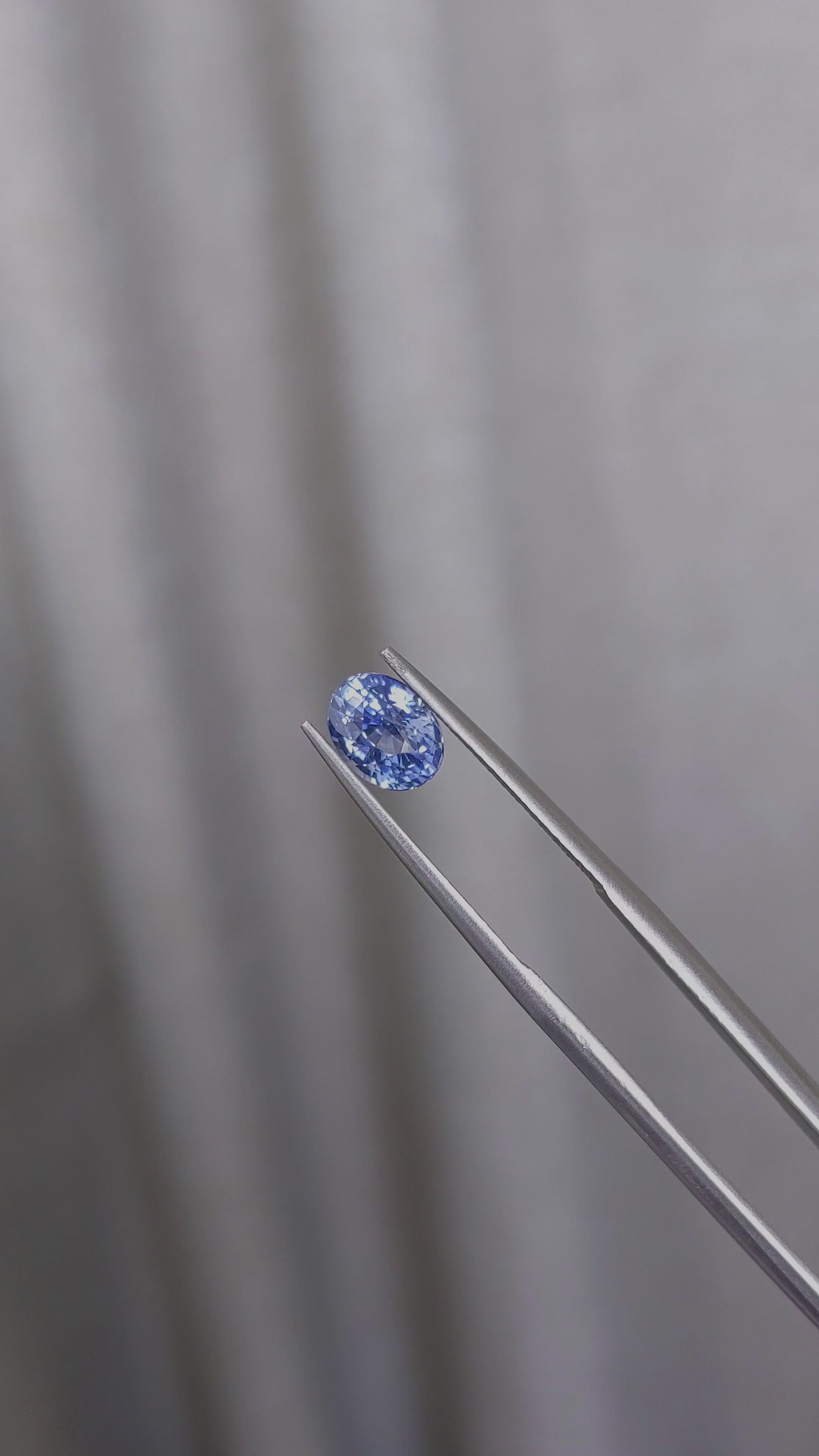 1.54 Ct. Blue Sapphire from Tanzania Size Video