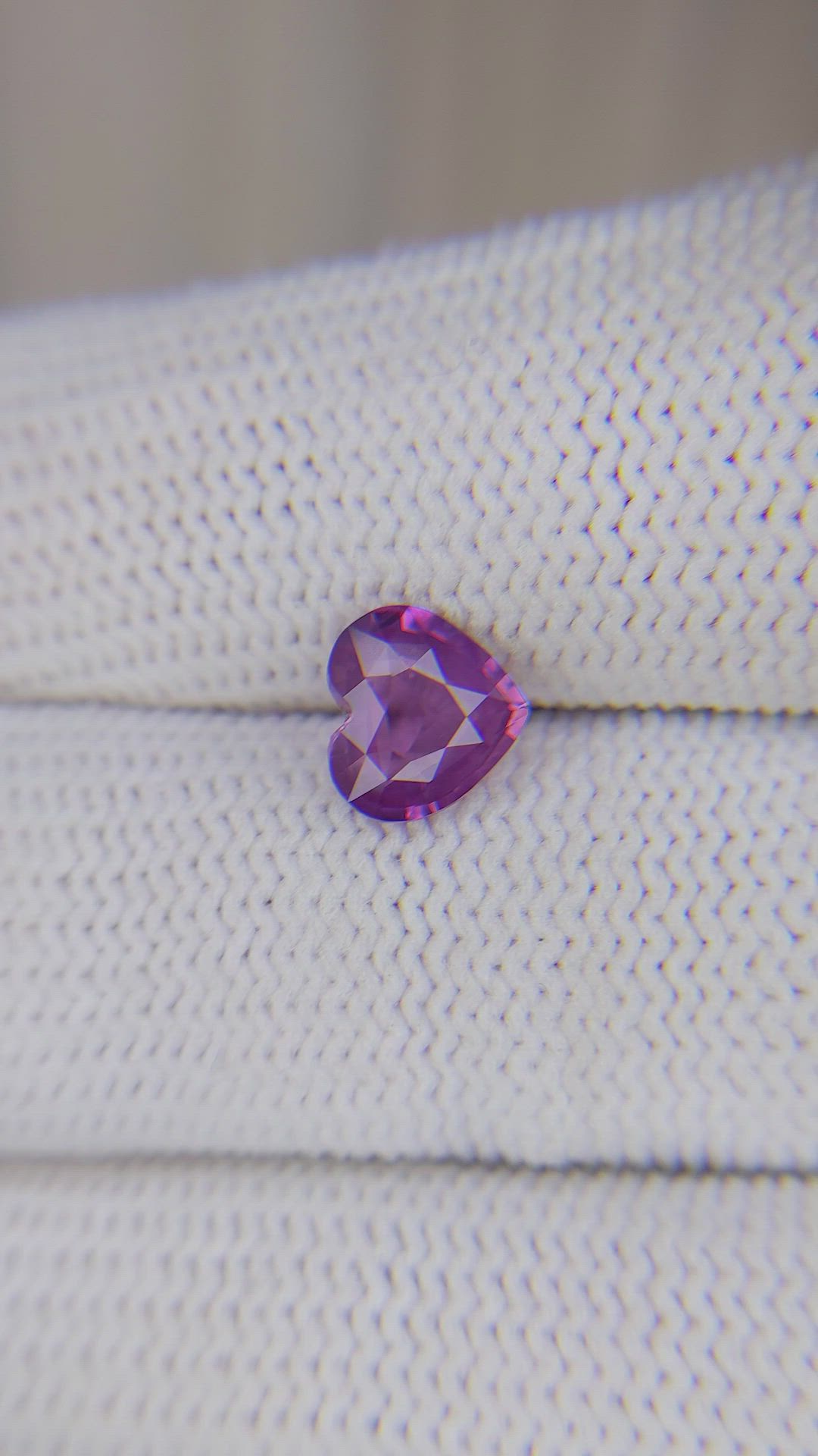 1.51 Ct. Pinkish Purple Sapphire from Tanzania Size Video