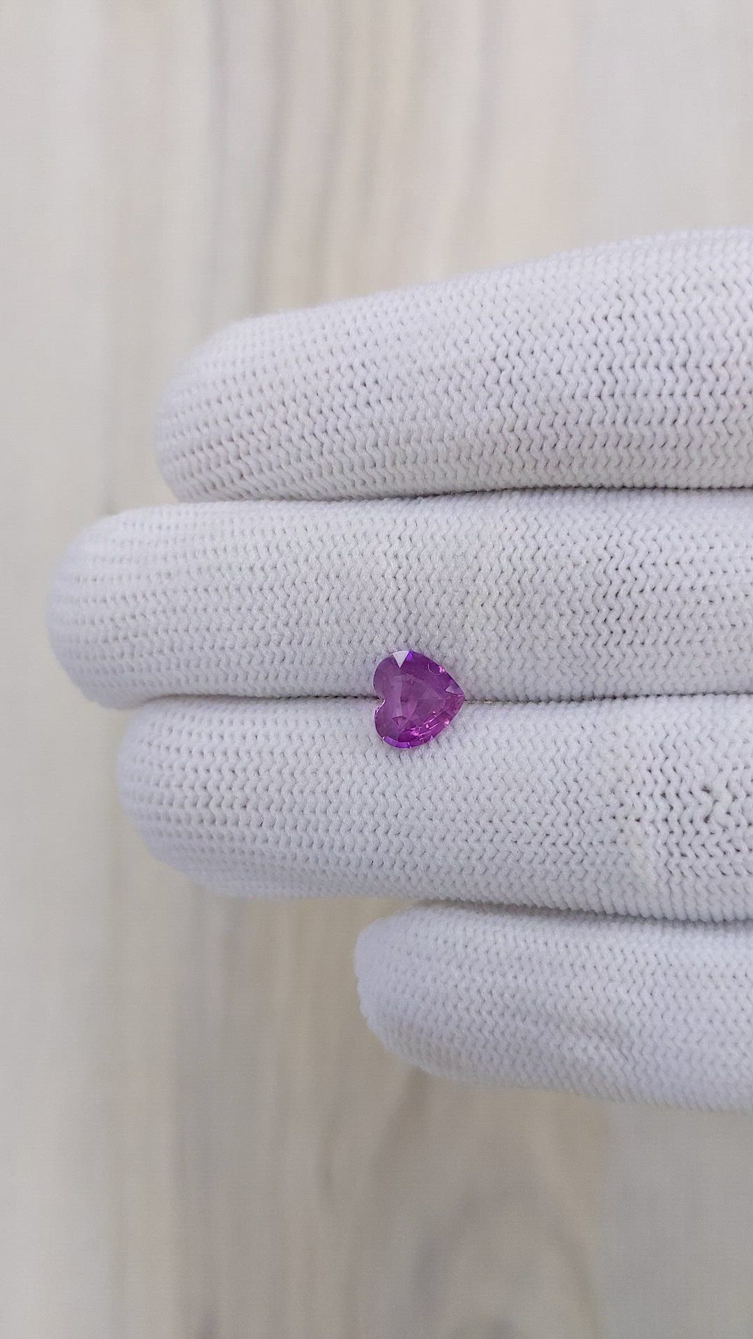 1.51 Ct. Pinkish Purple Sapphire from Tanzania Size Video