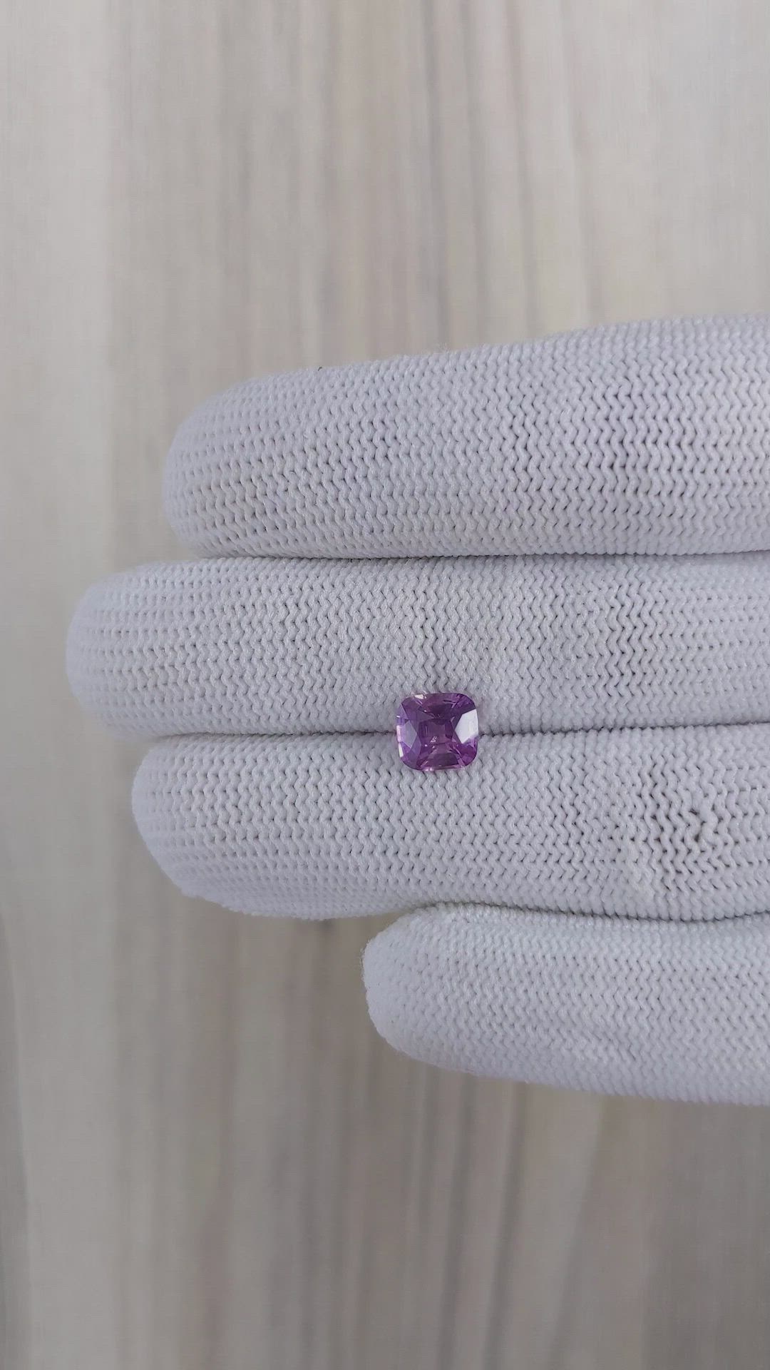 1.82 Ct. Pinkish Purple Sapphire from Tanzania Size Video