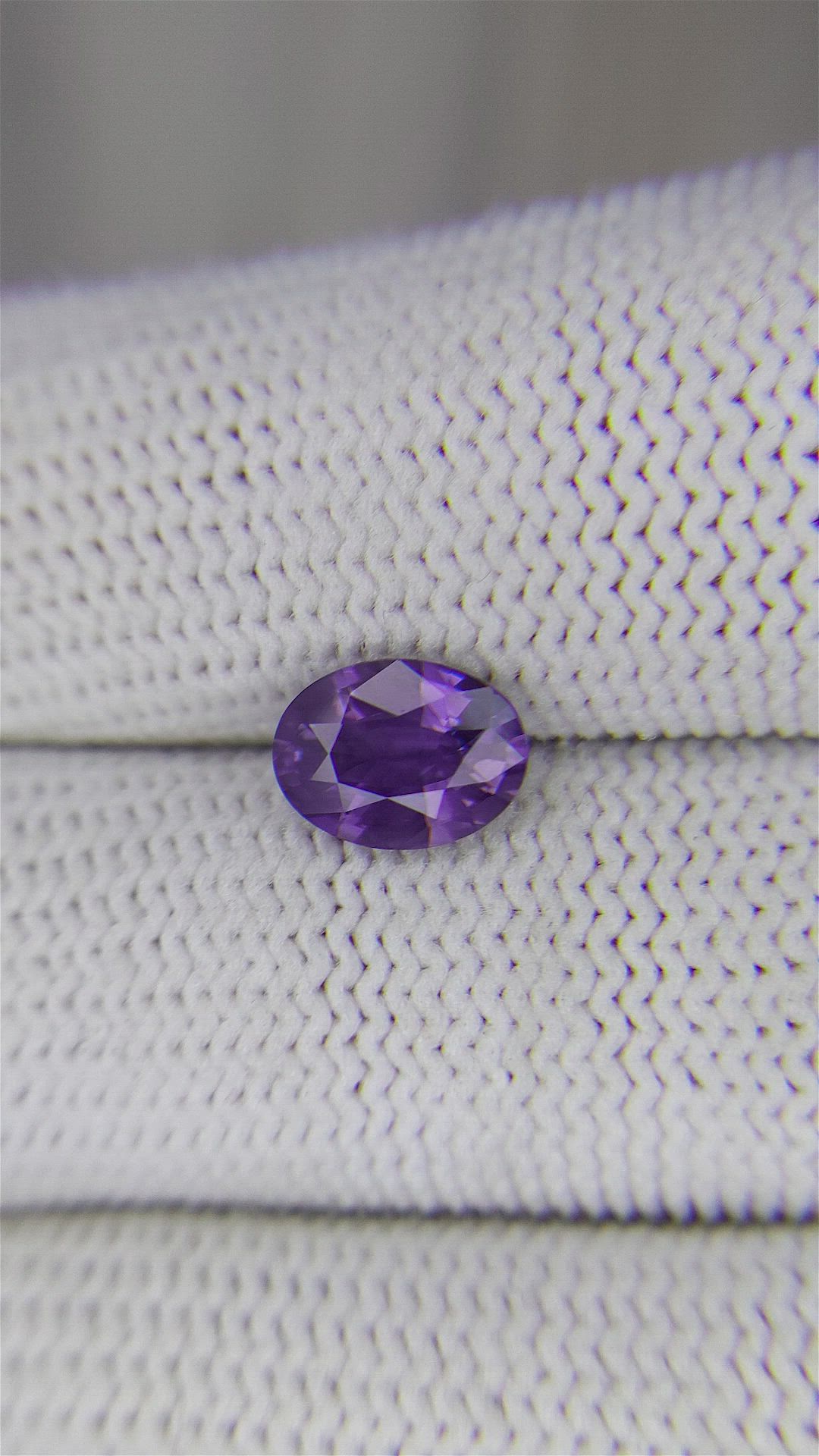 1.78 Ct. Violet Sapphire from Tanzania Size Video