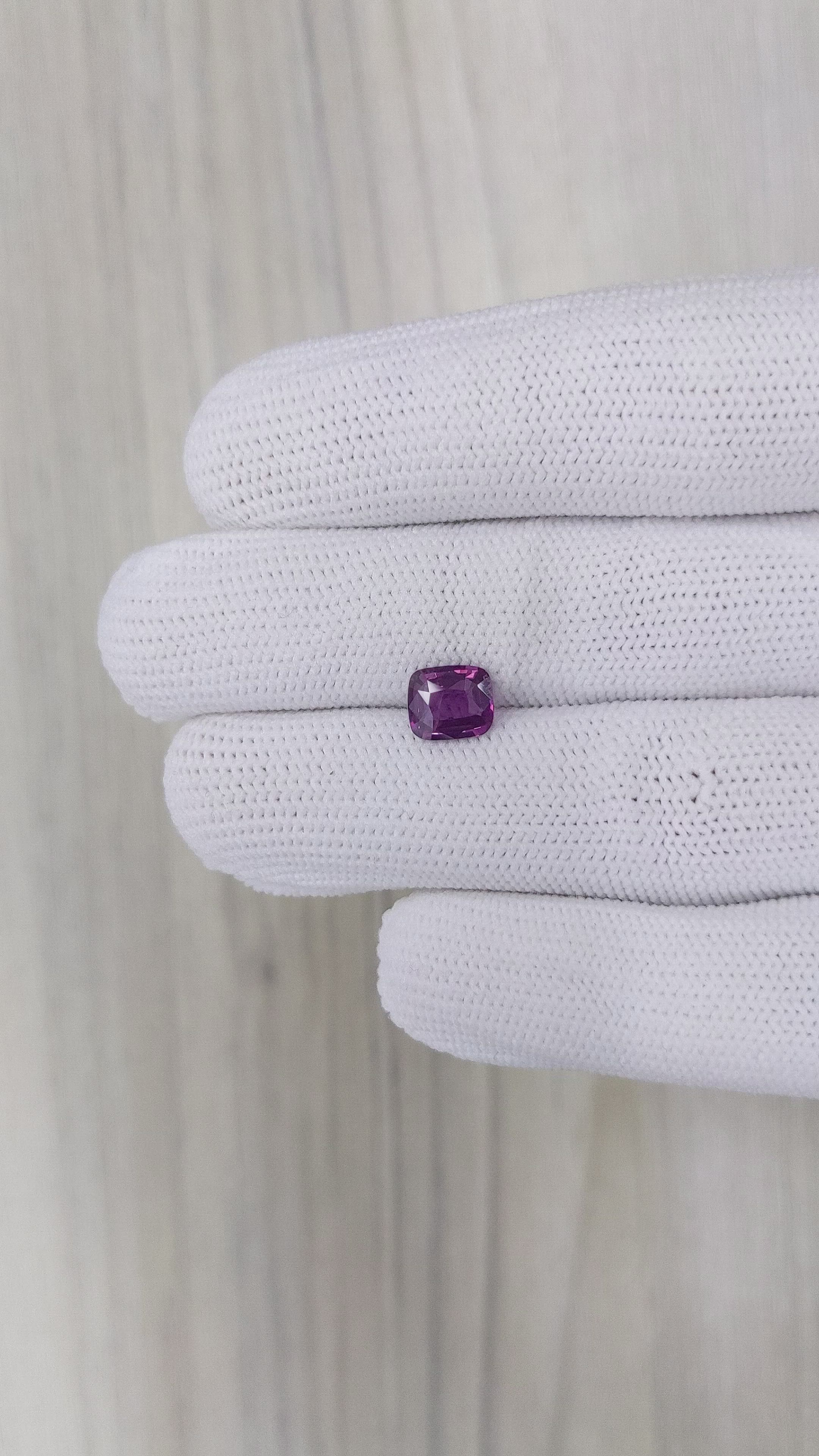 1.52 Ct. Pinkish Purple Sapphire from Tanzania Size Video