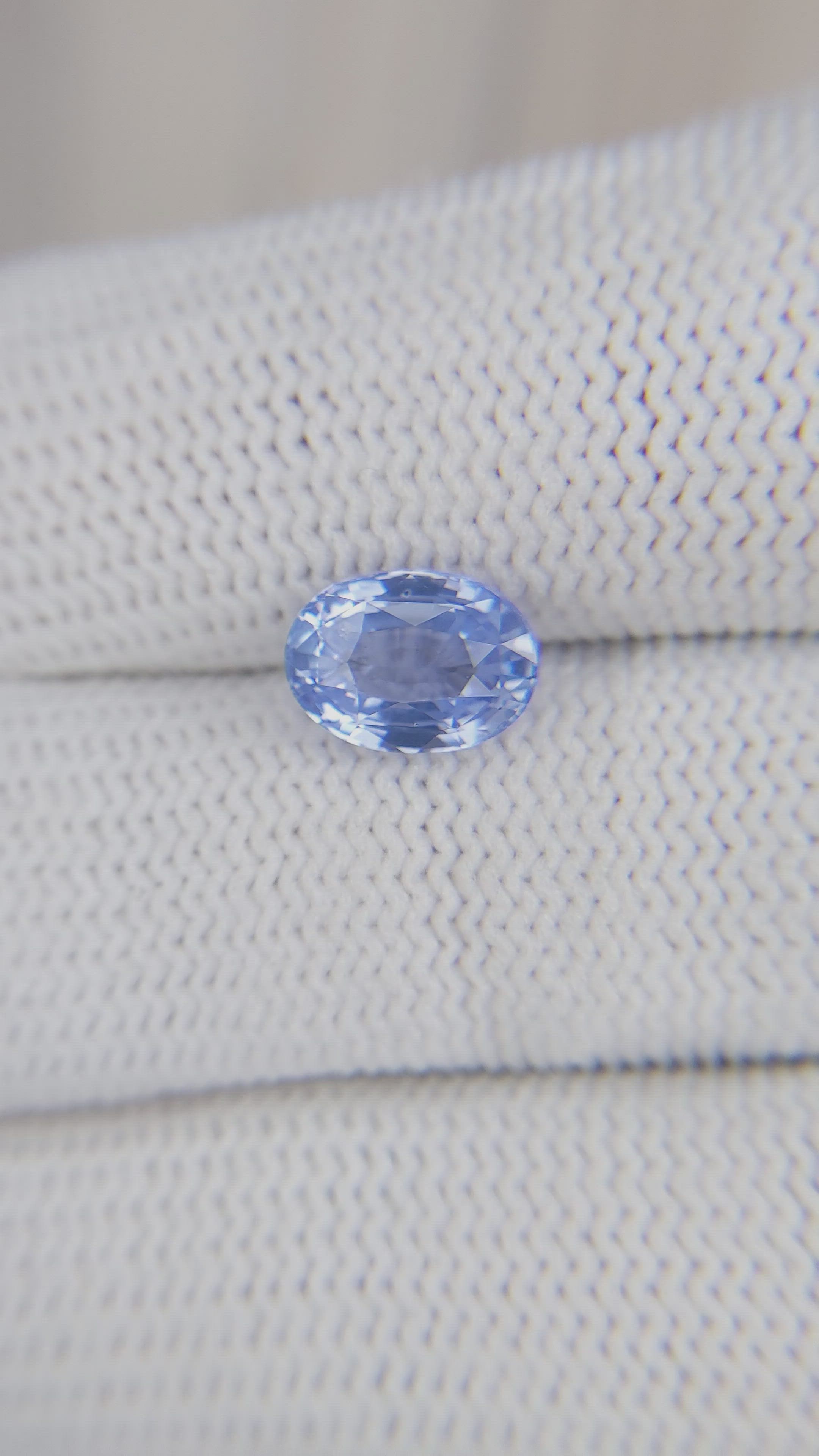2.63 Ct. Blue Sapphire from Tanzania Size Video