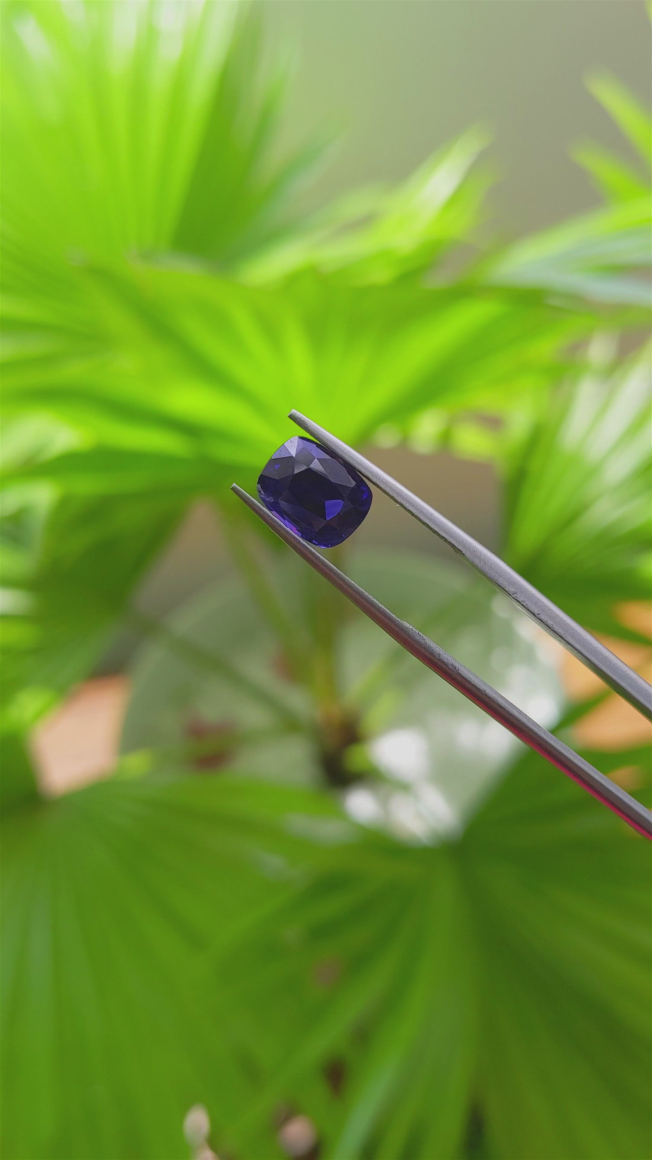 3.10 Ct. Color Change Sapphire from Tanzania Size Video